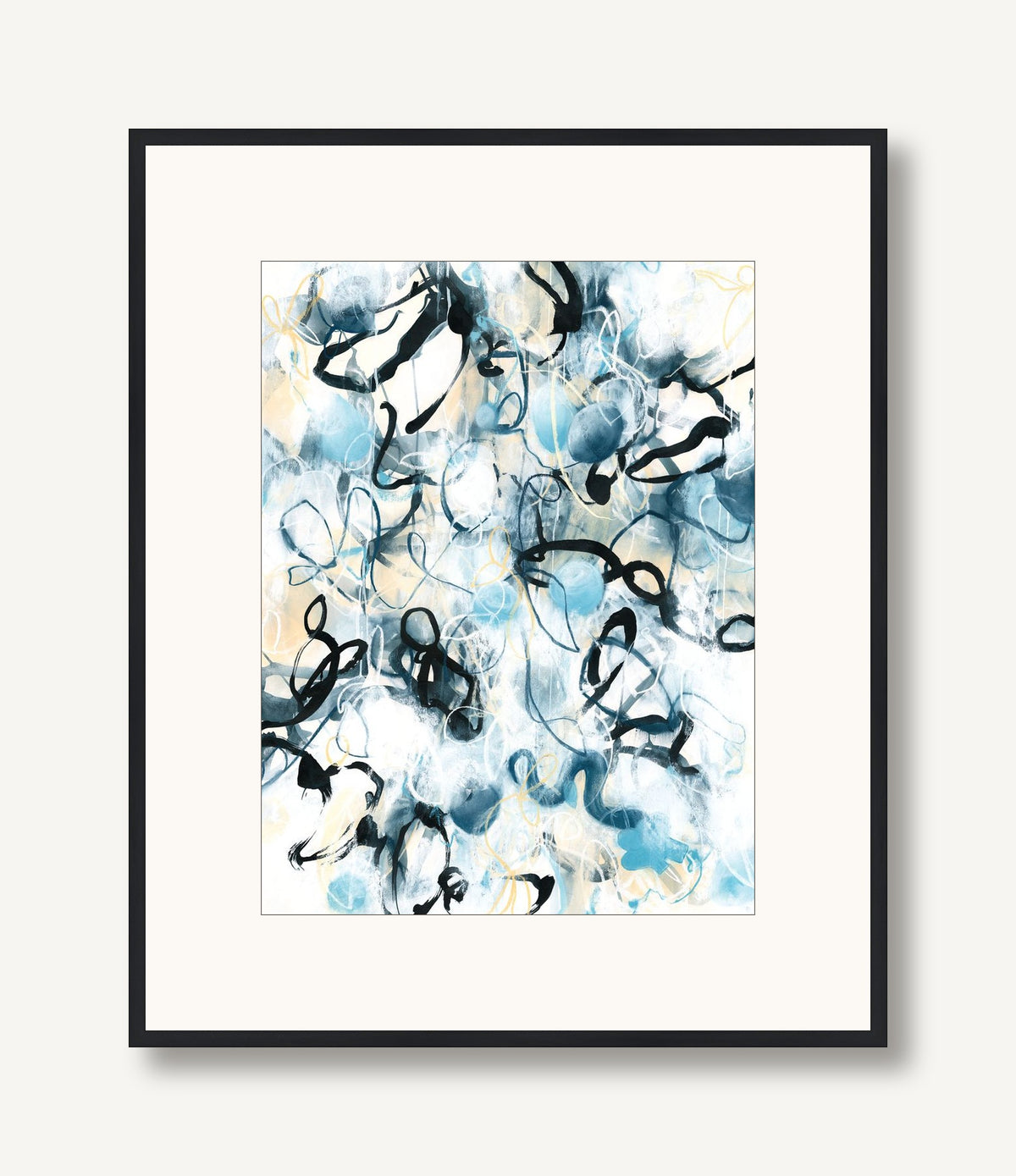 Blue Minor 1 framed