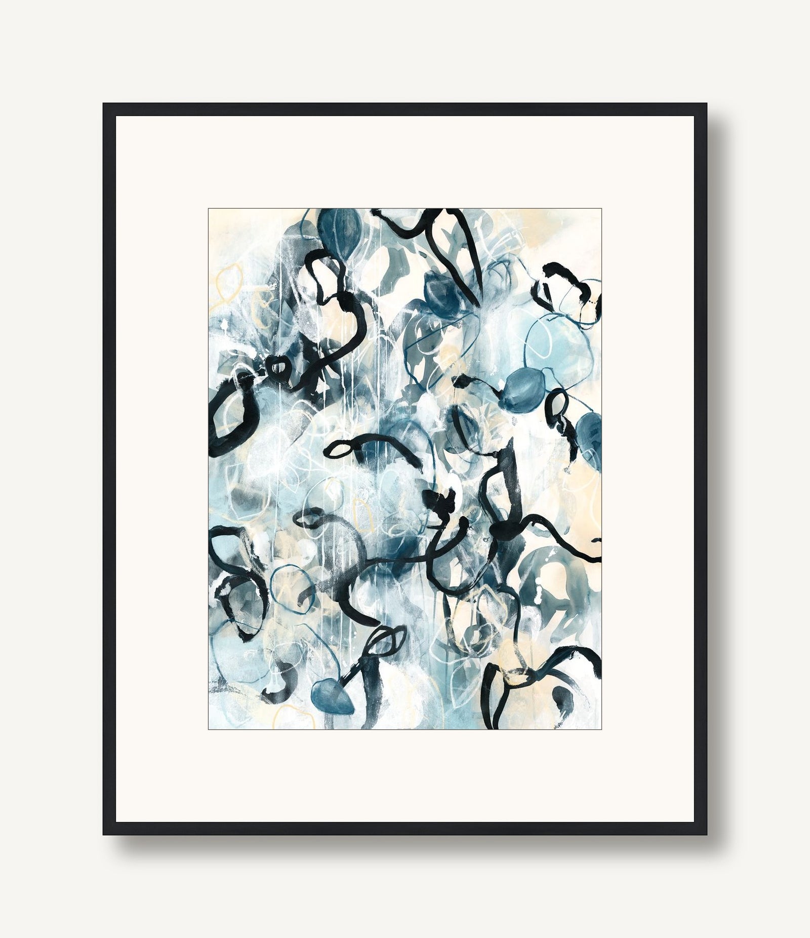 Blue Minor 2 framed