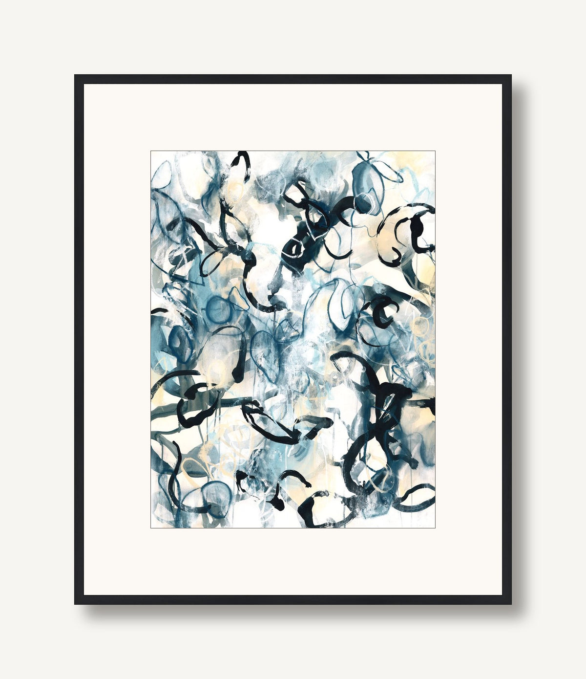 Blue Minor 3 framed