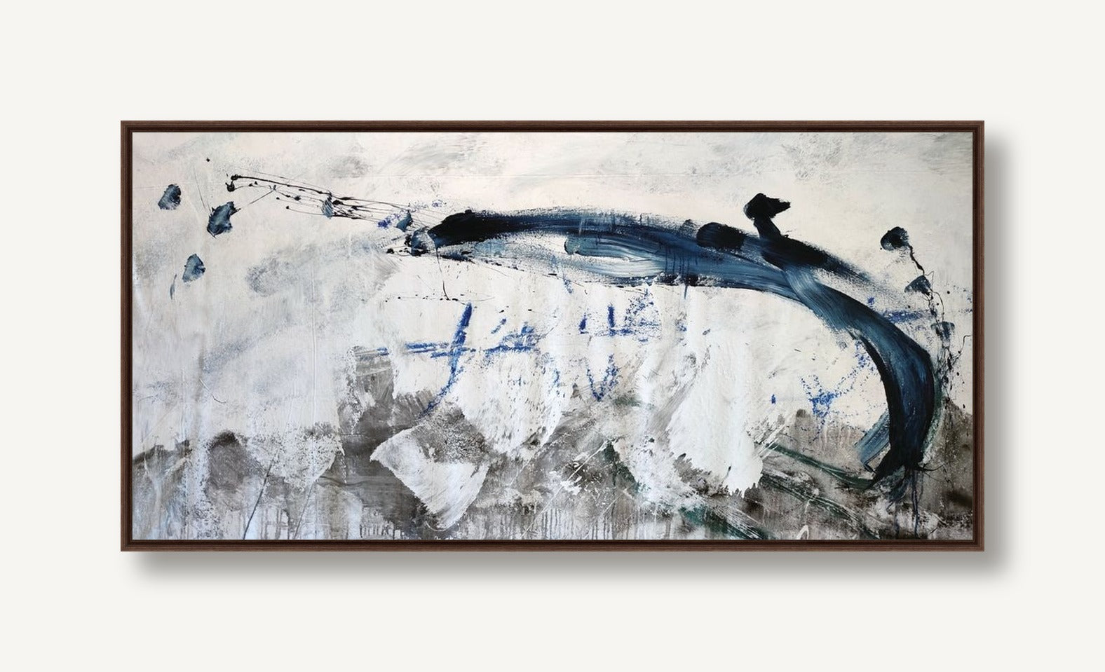 Spill Over 1 framed