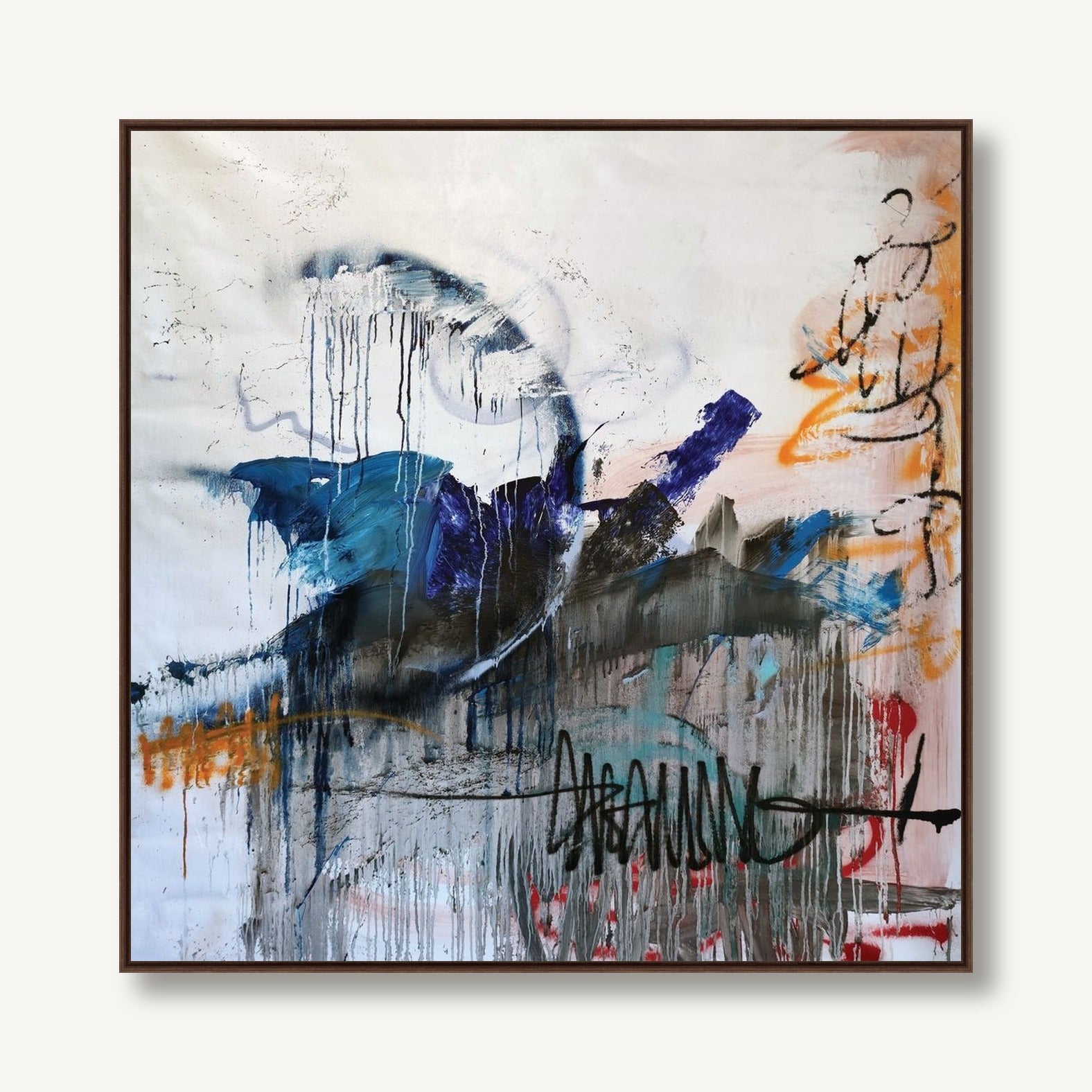 The Traveler's Song 1 framed