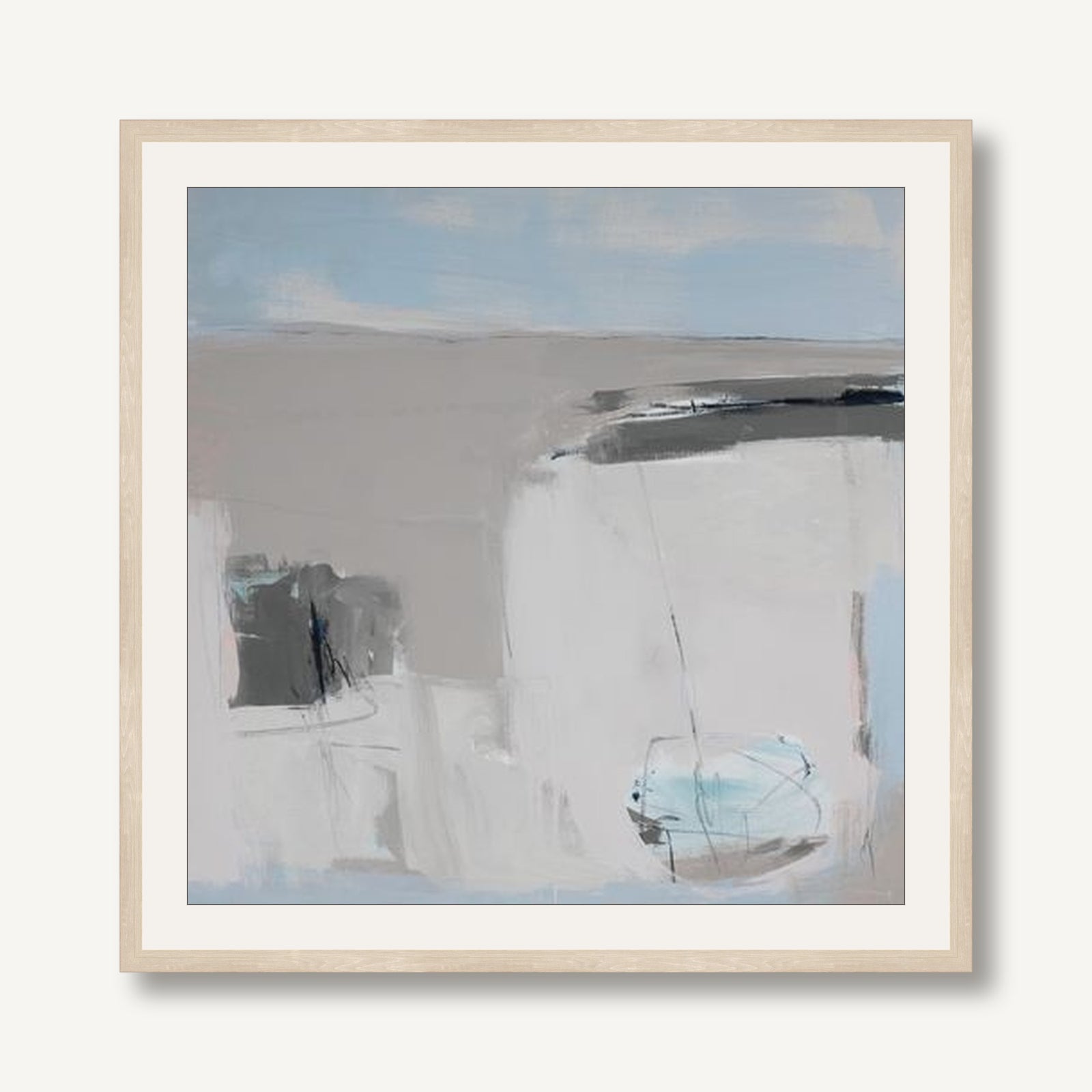 Neutral Dunes 1 framed