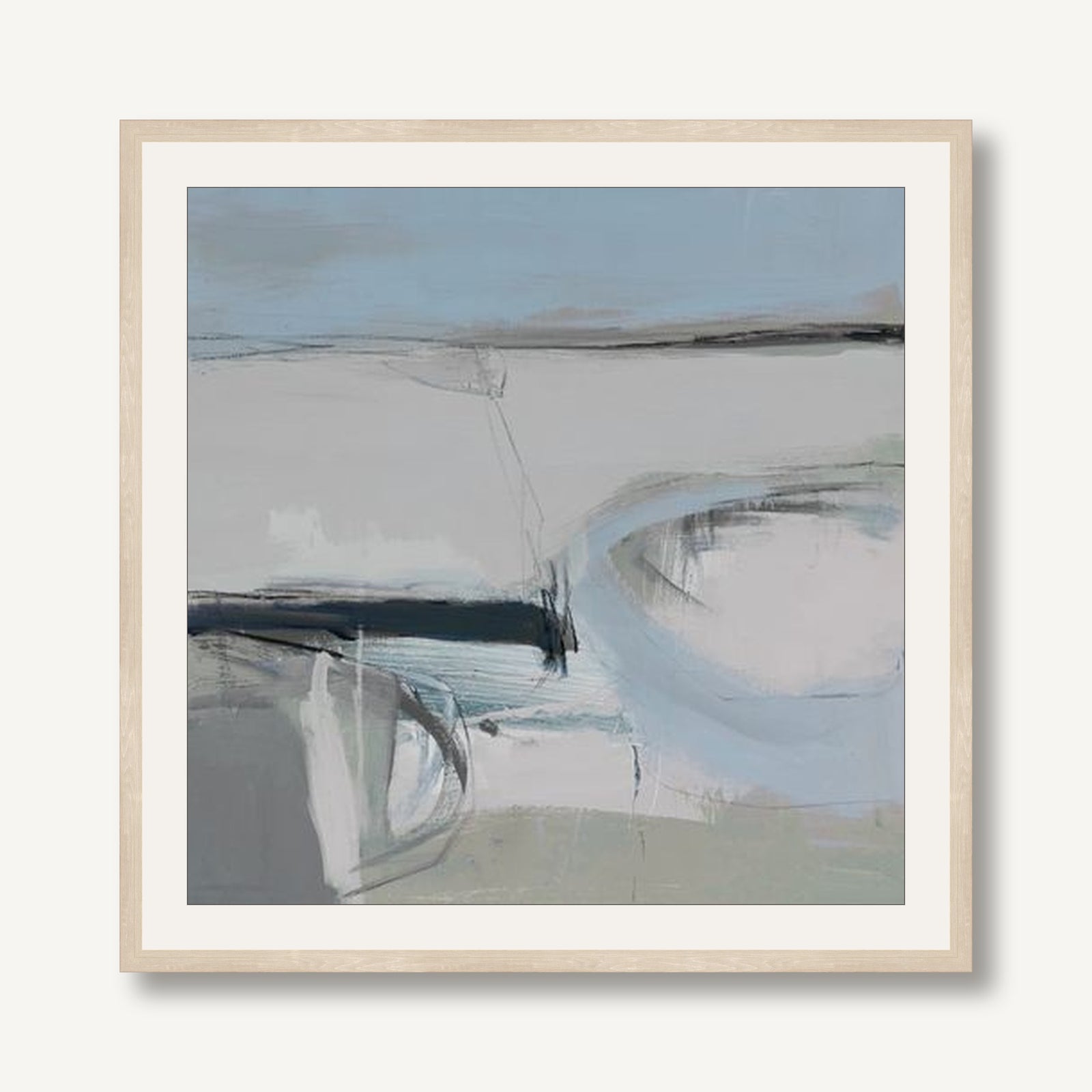 Neutral Dunes 3 framed