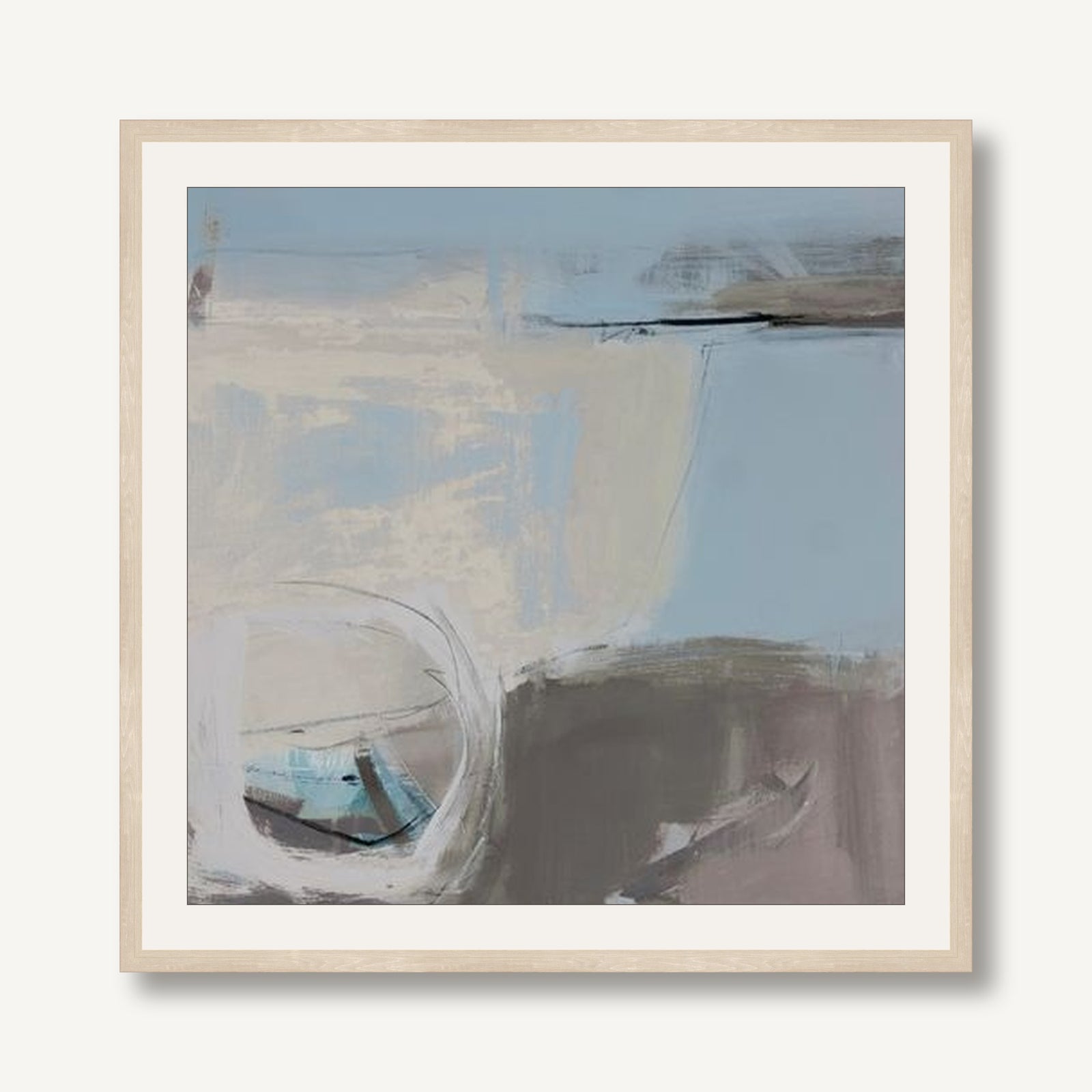 Neutral Dunes 4 framed