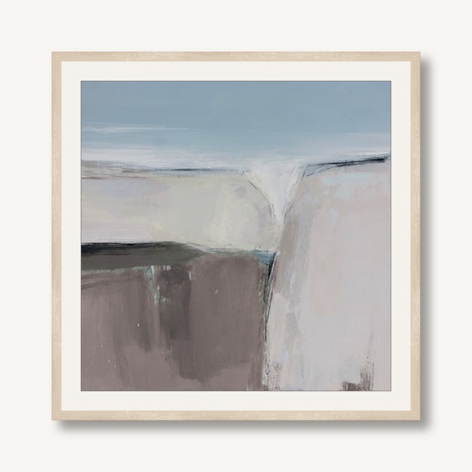 Neutral Dunes 6 framed