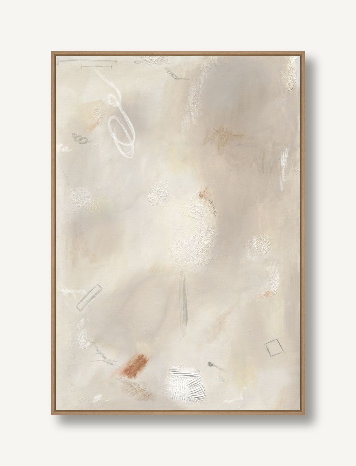 Celadon Haze 1 framed