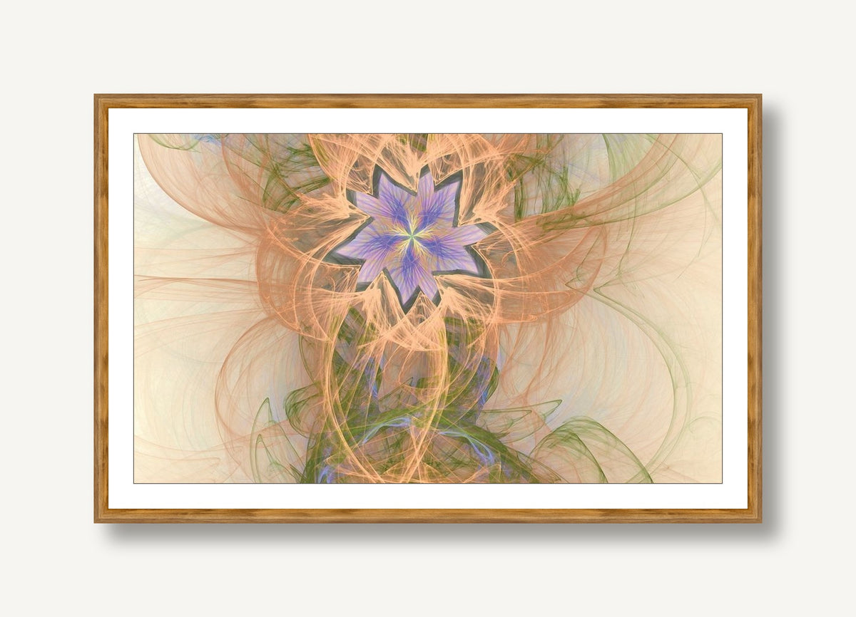 Imminent Whorl 1 framed