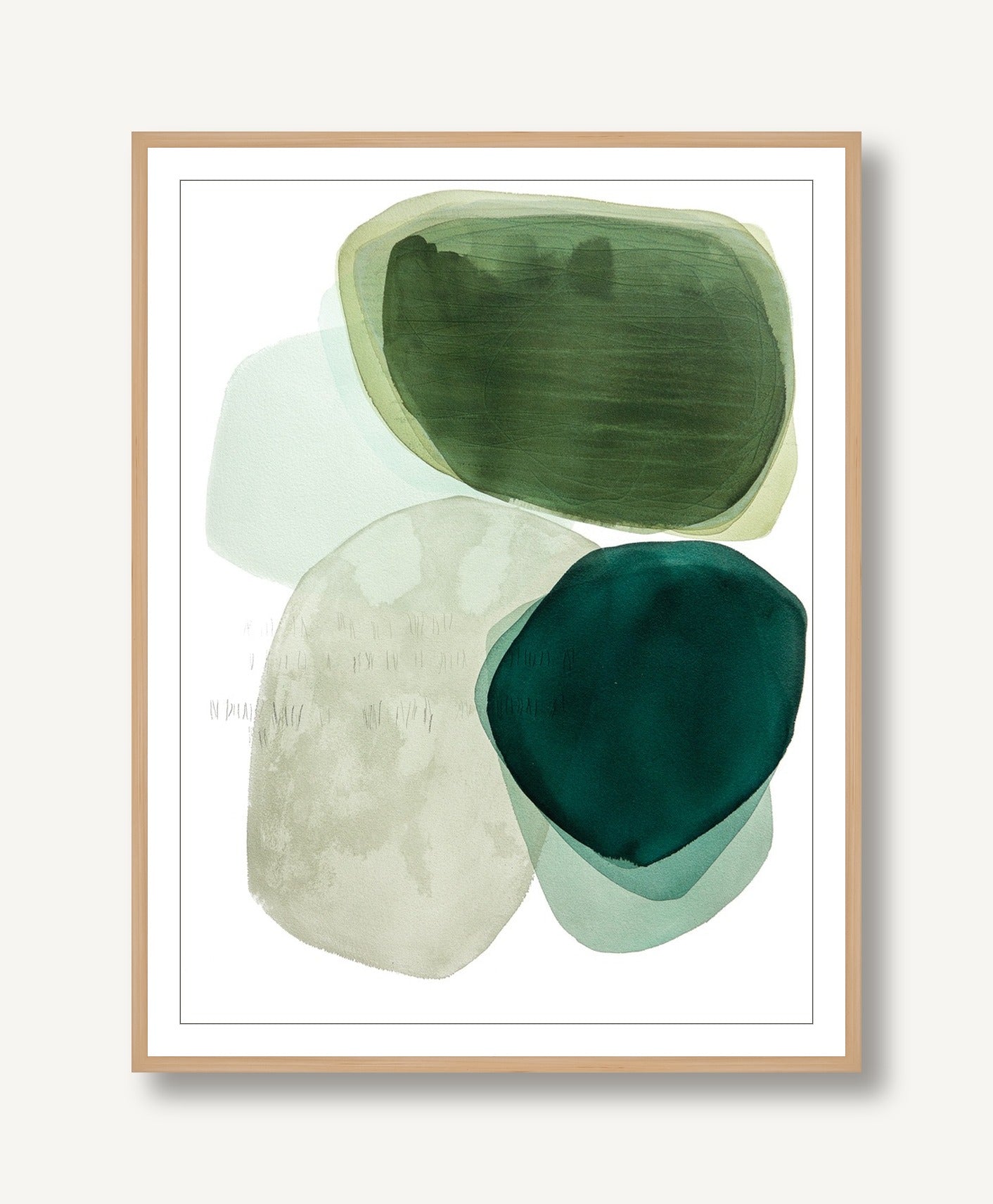 Healing Jade 1 framed