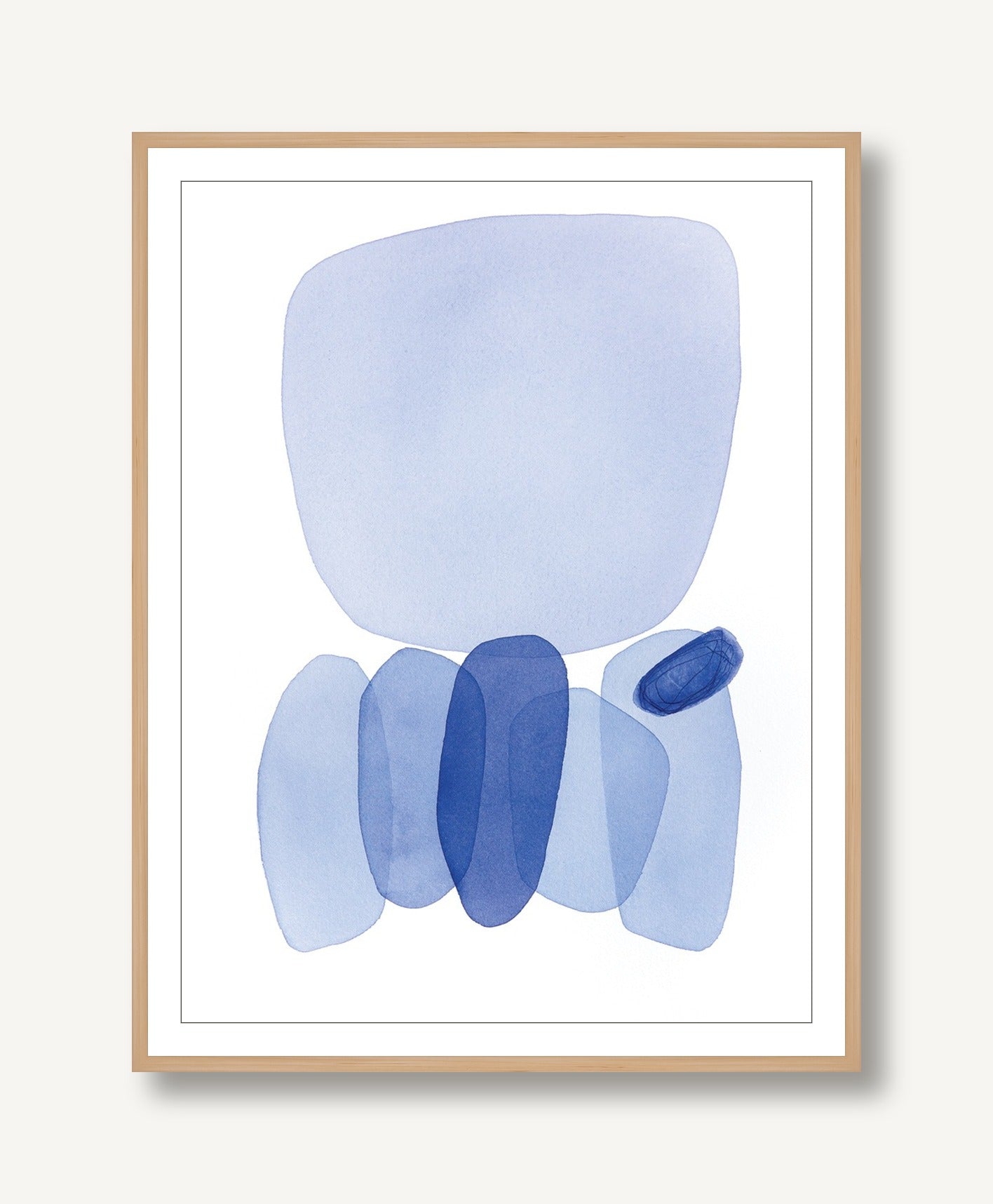 Summer Blue 1 framed