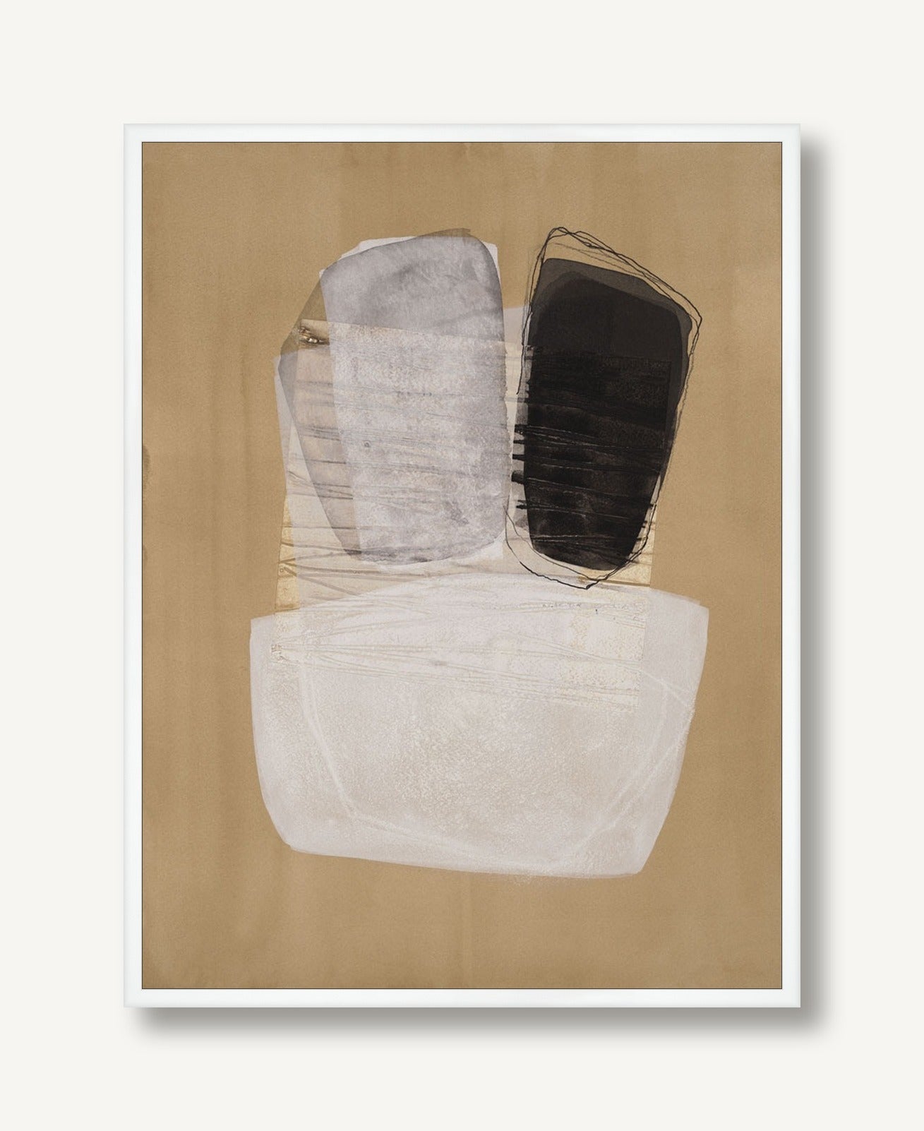 White Weight 1 framed