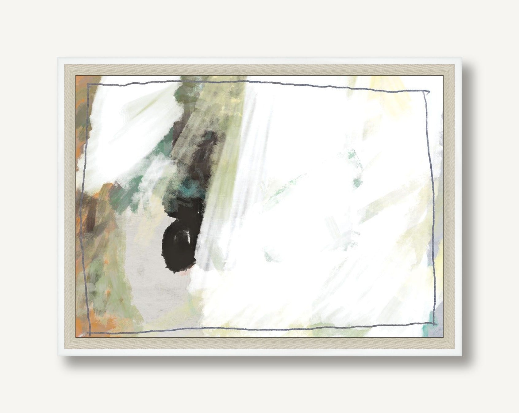 Allusive Ways 1 framed