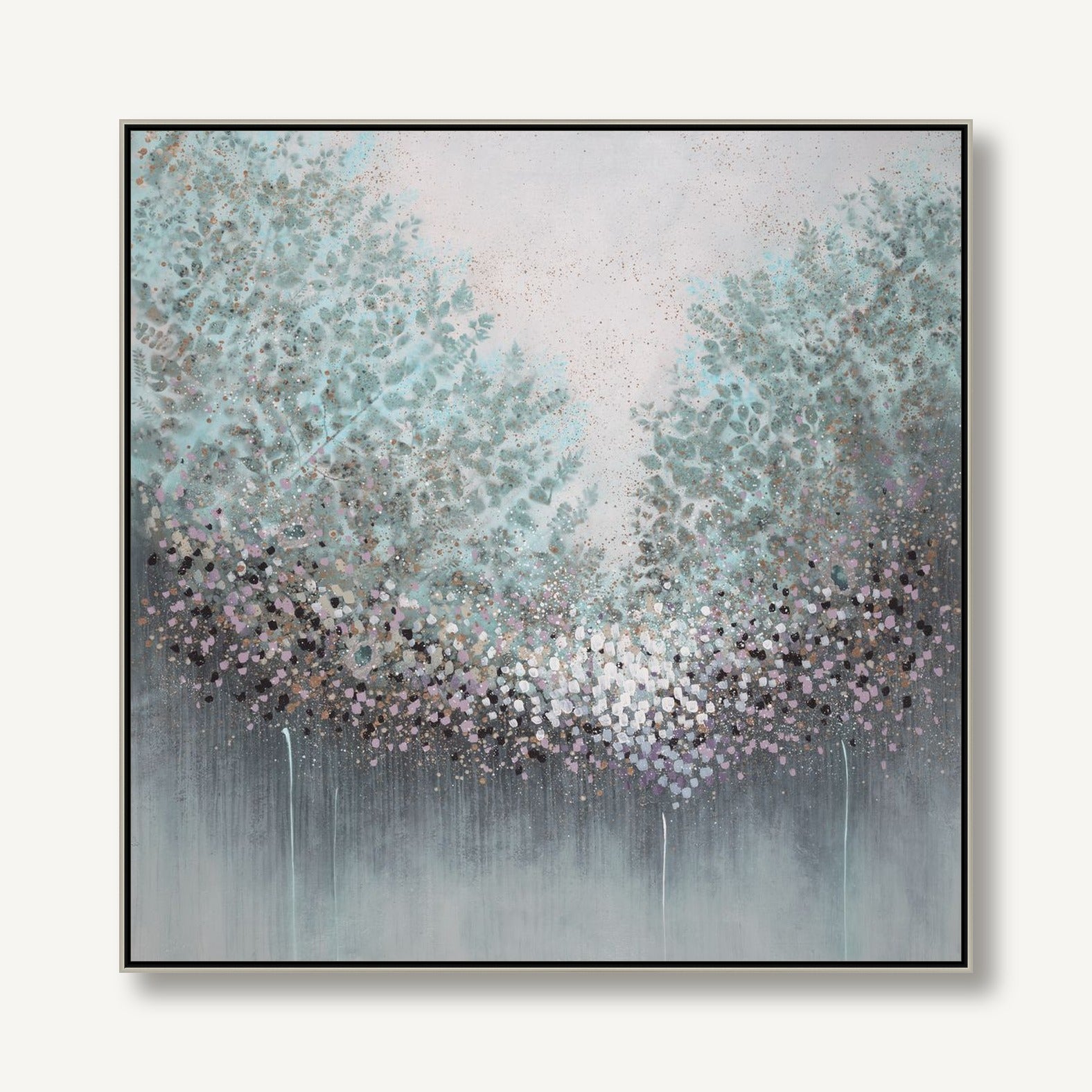 Aquamarine Forrest 1 framed