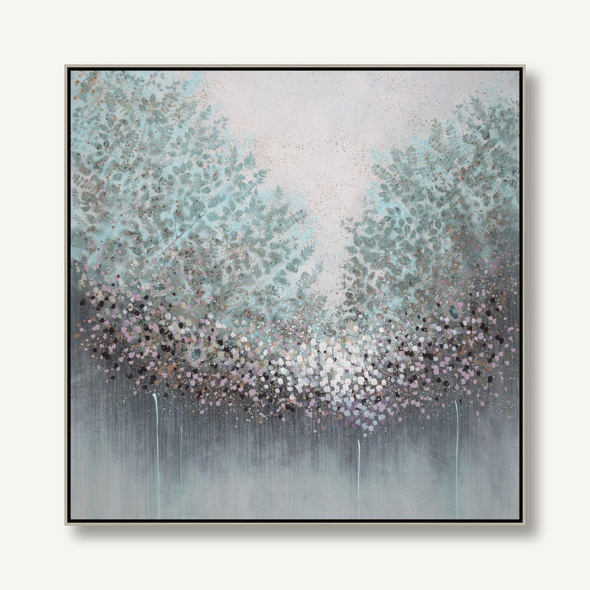Aquamarine Forrest 1 framed