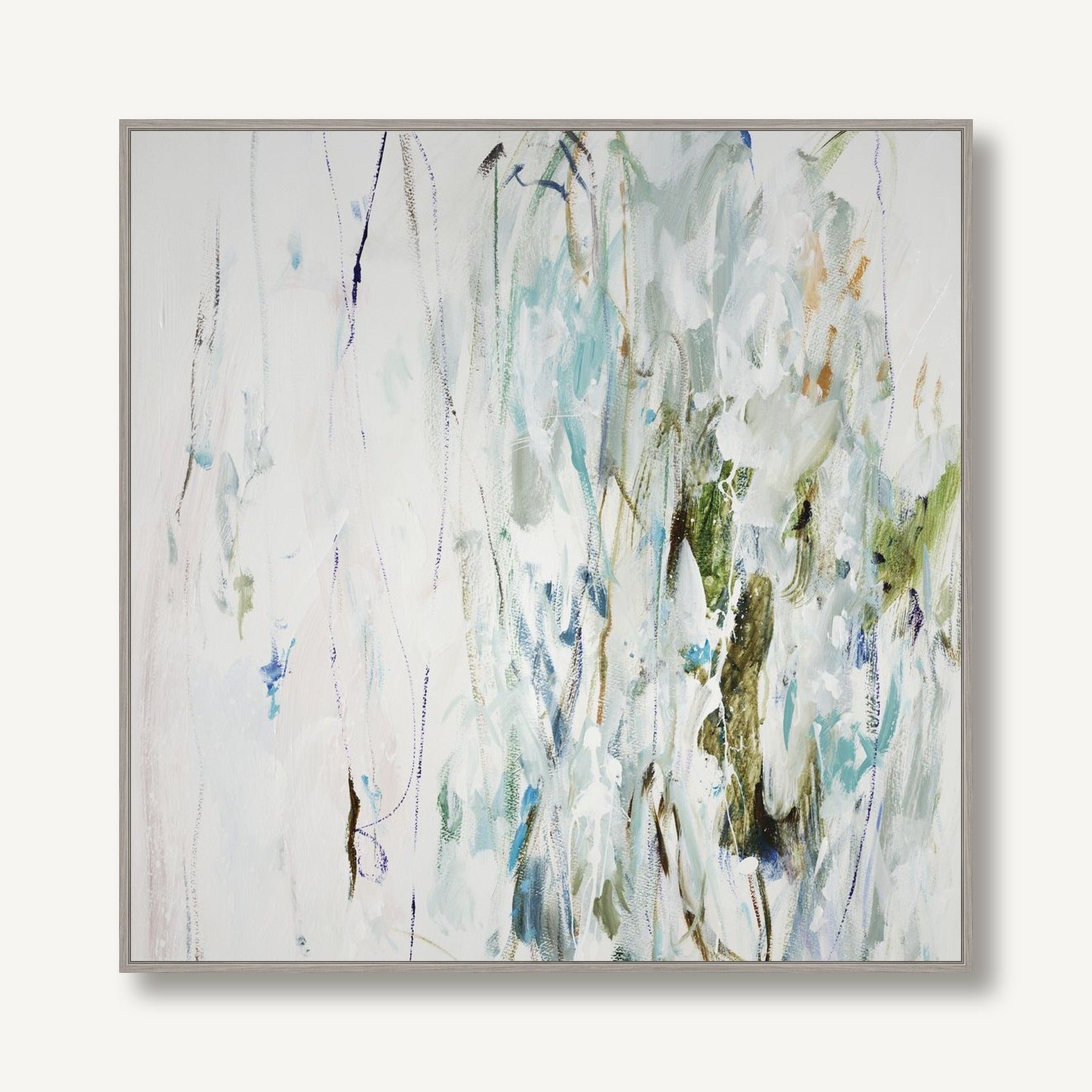 Aquatic Vines 1 framed