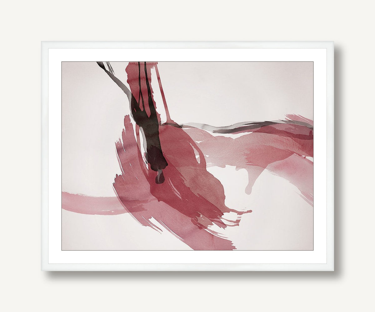 Boogie Down Pink 1 framed