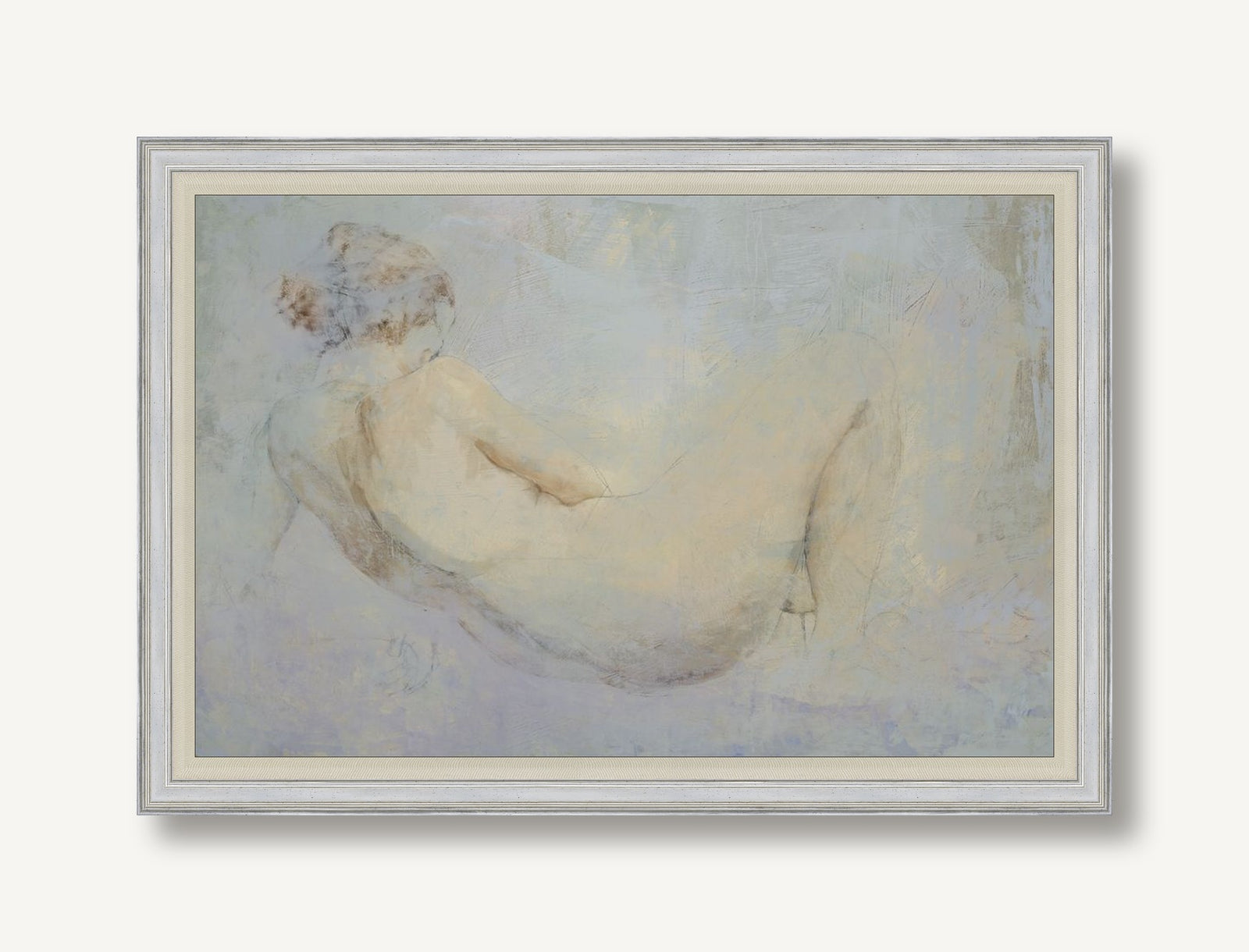 Blush Lines 1 framed