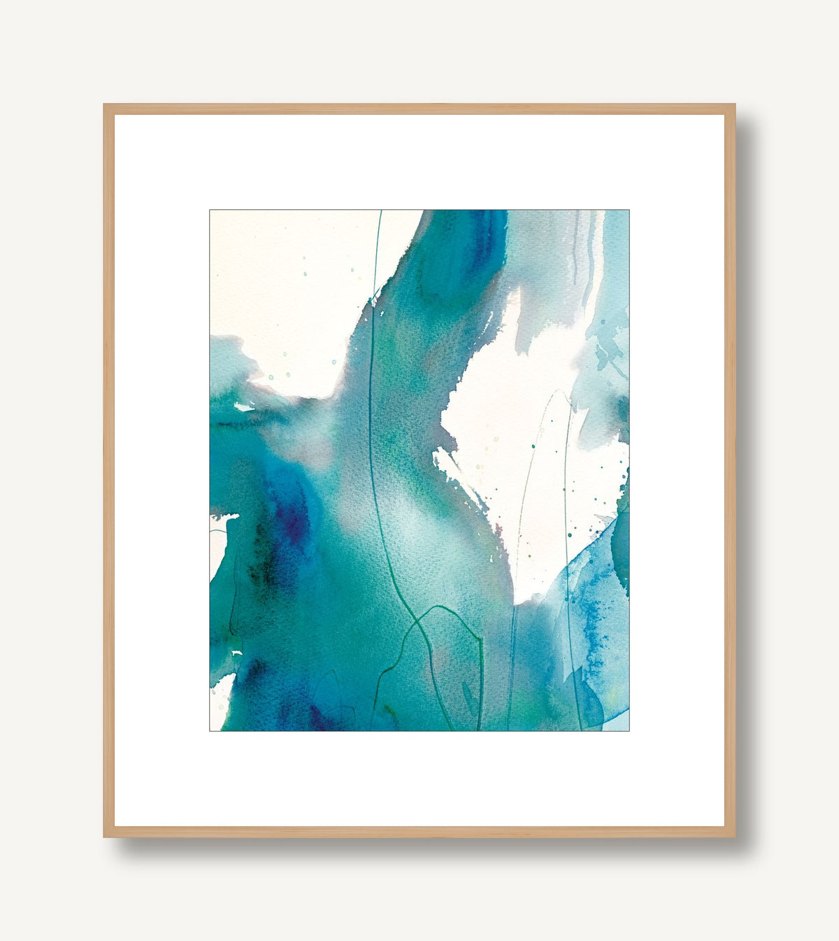 Blue Lake 1 framed
