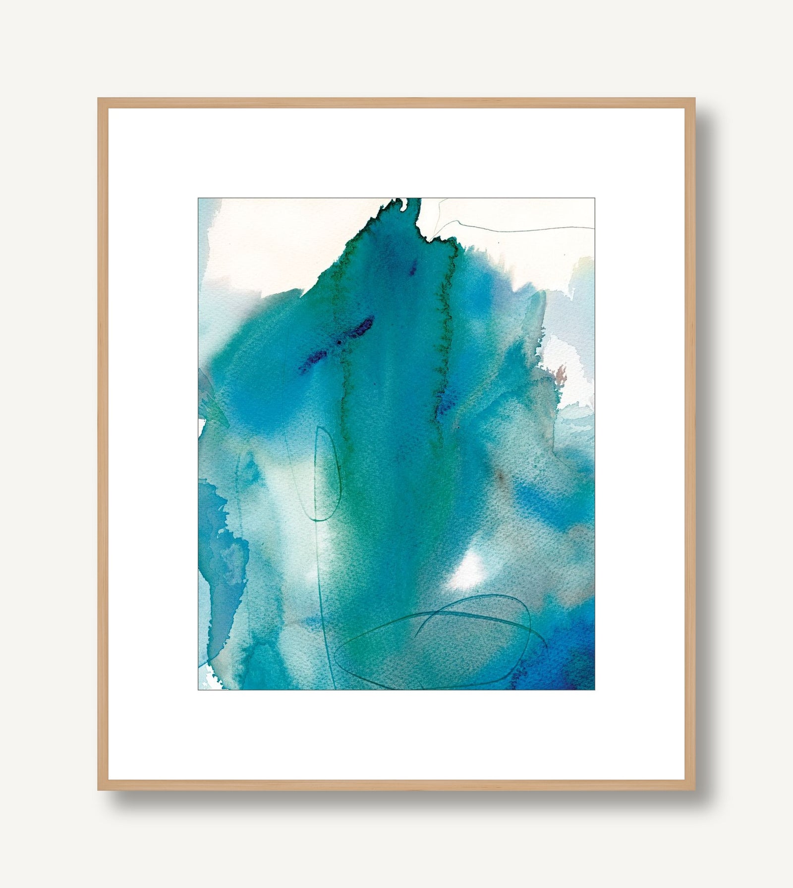 Blue Lake 2 framed
