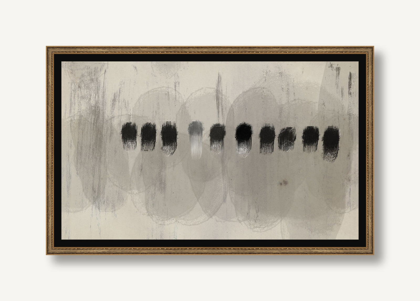 Channelled Bedrock Grey 1 framed