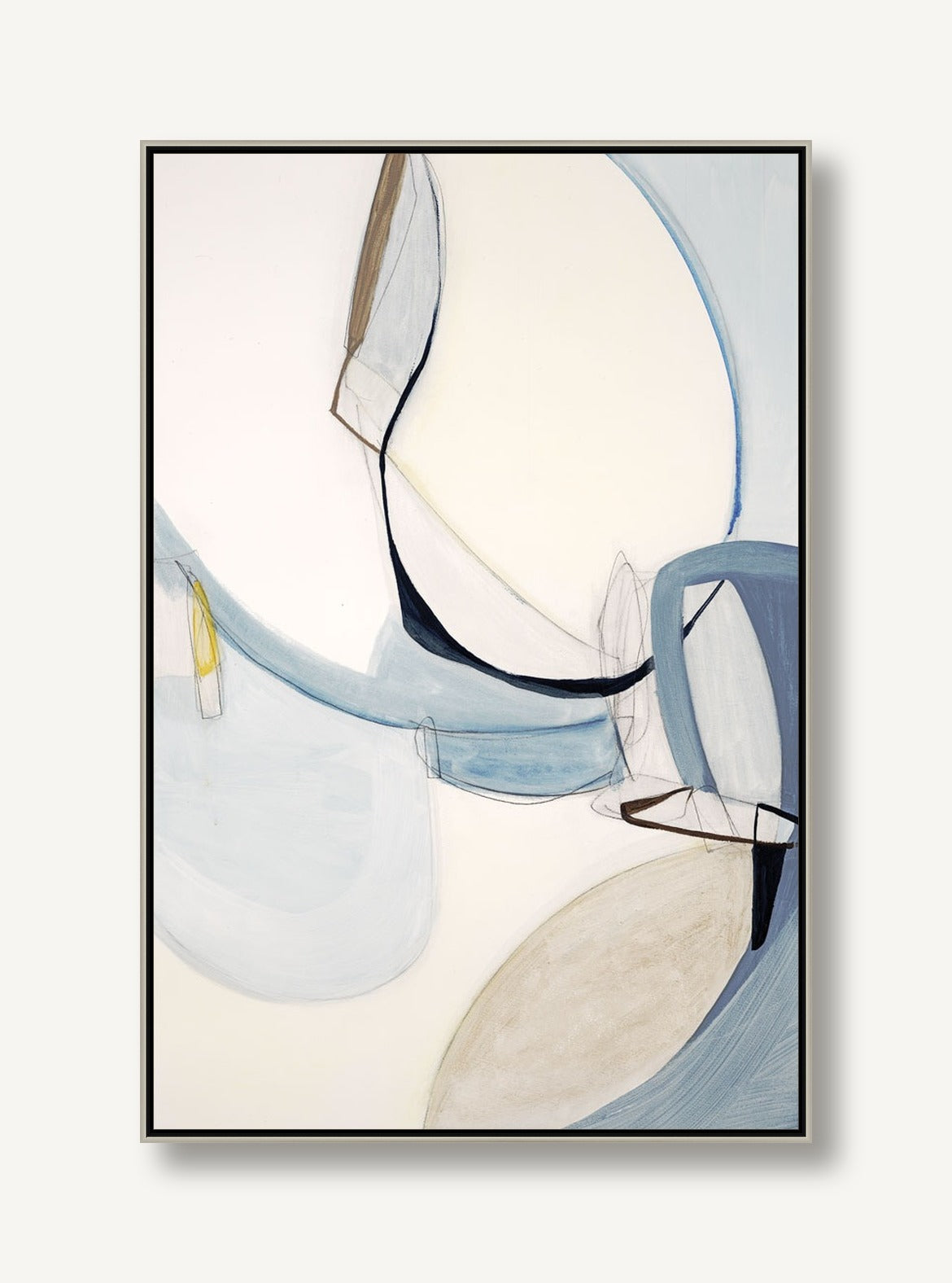 Cool Contours 1 framed