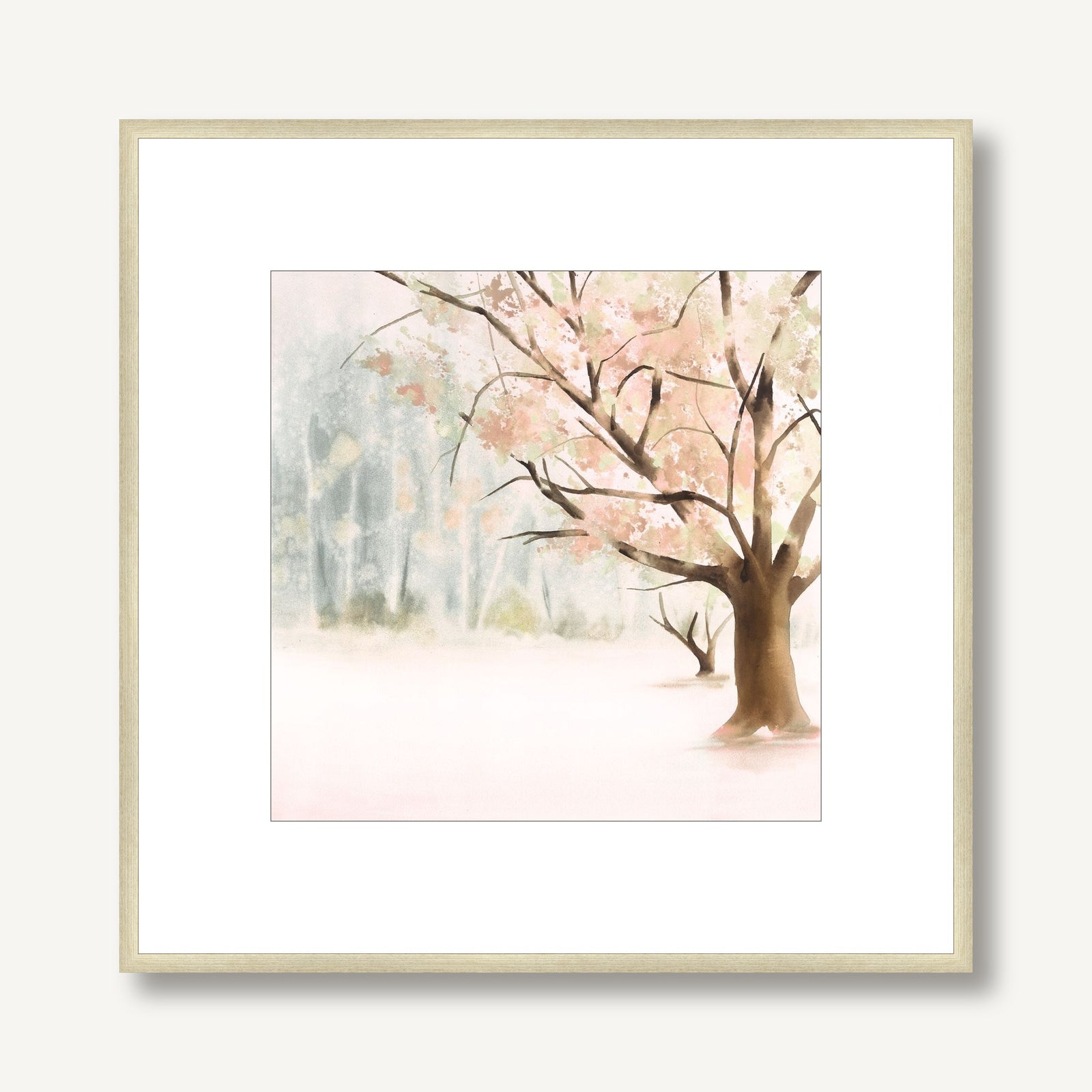 Dancing Trees 1 framed