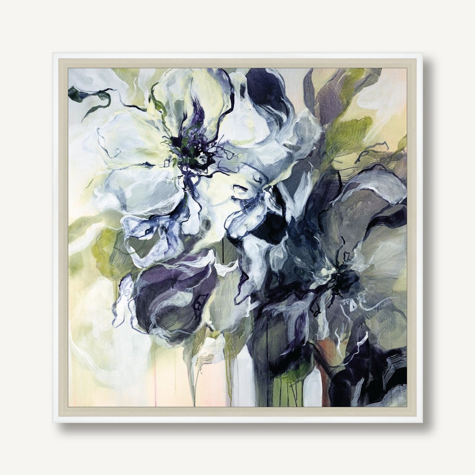 Emoting Blooms 3 framed