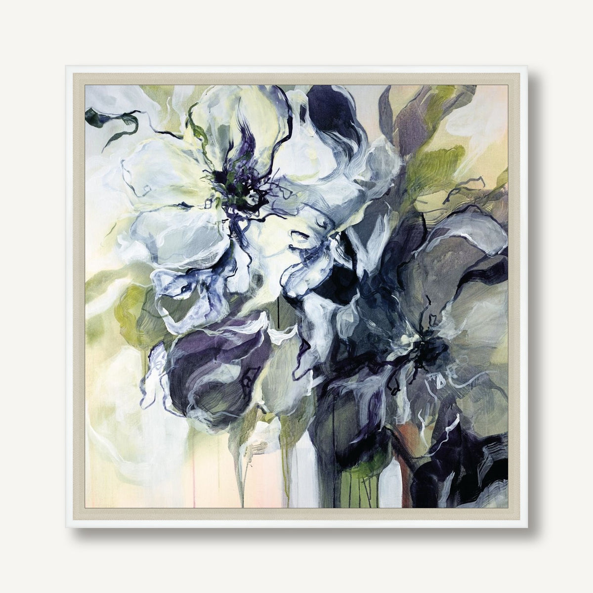 Emoting Blooms 3 framed