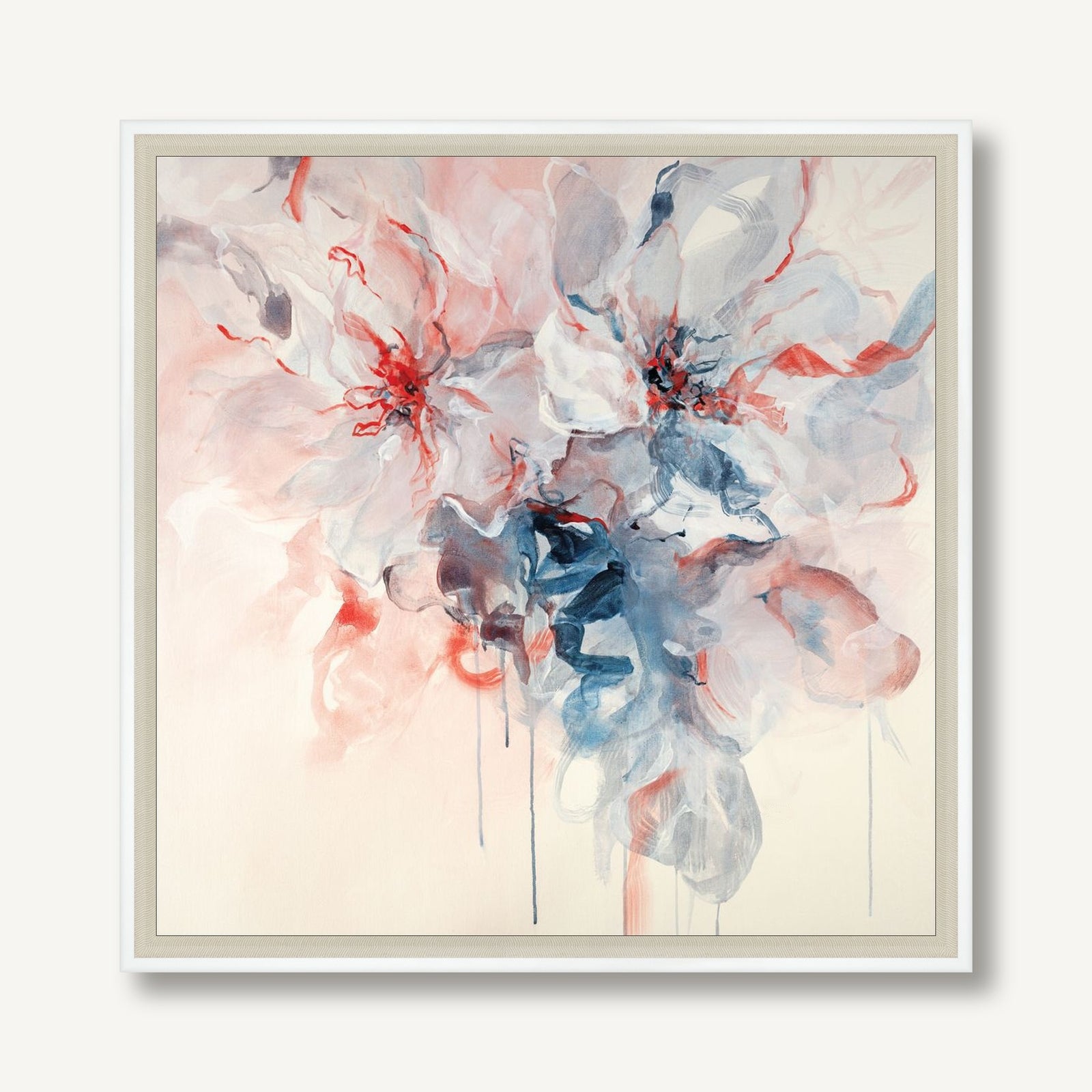 Emoting Blooms 4 framed