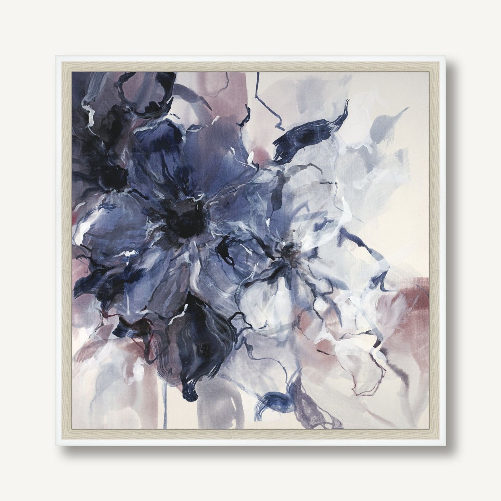 Emoting Blooms 5 framed