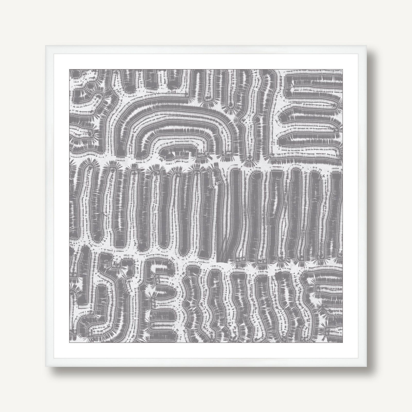 Follow Along White 1 framed