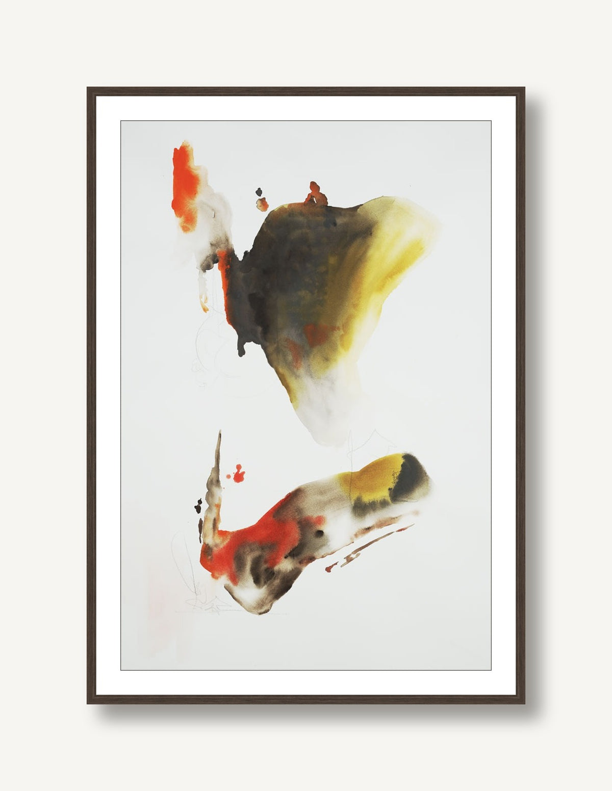 Fire and Ice 1 framed