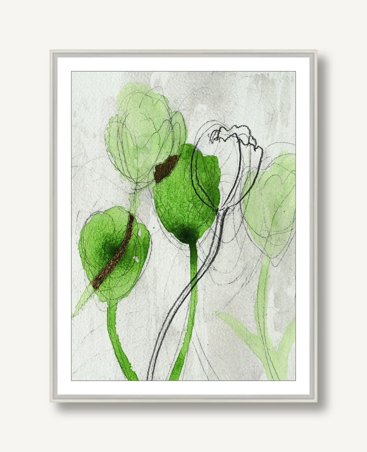 Into Blossom 1 framed