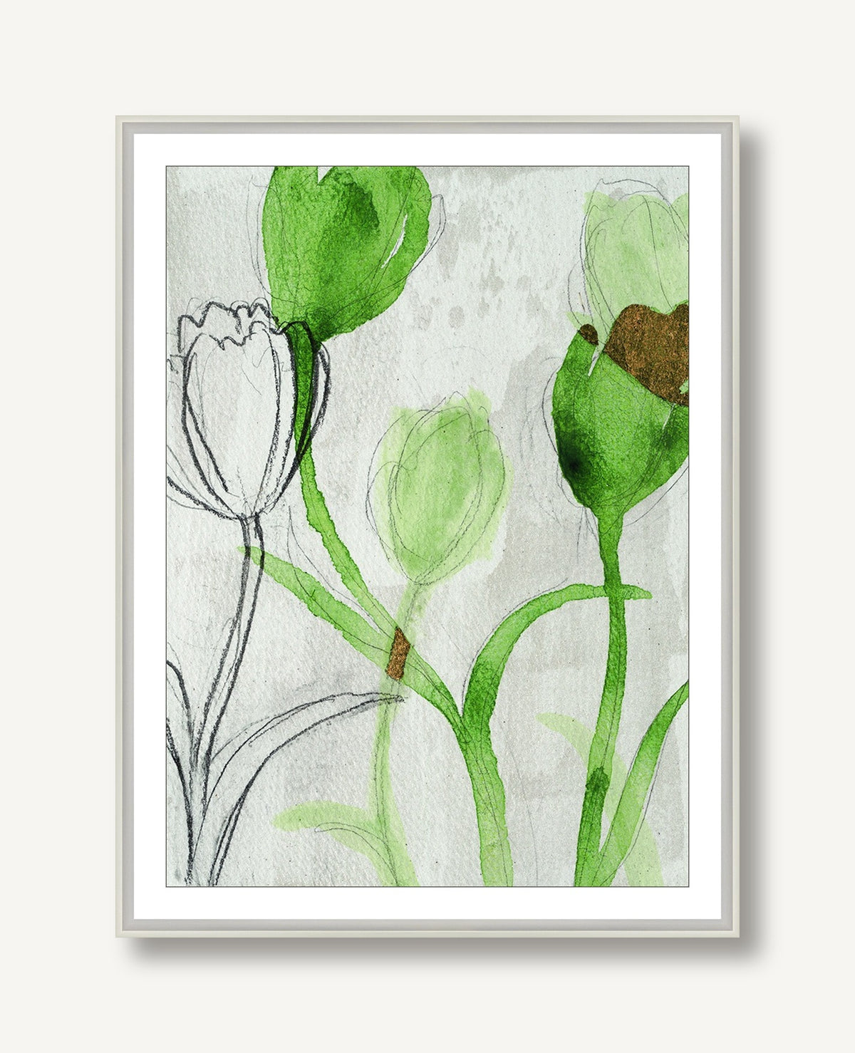 Into Blossom 3 framed