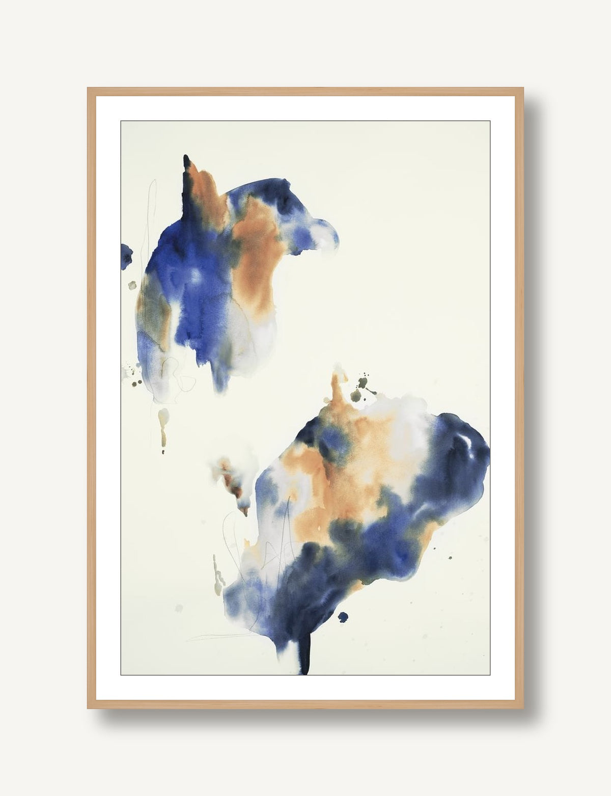 Ink Washed 1 framed