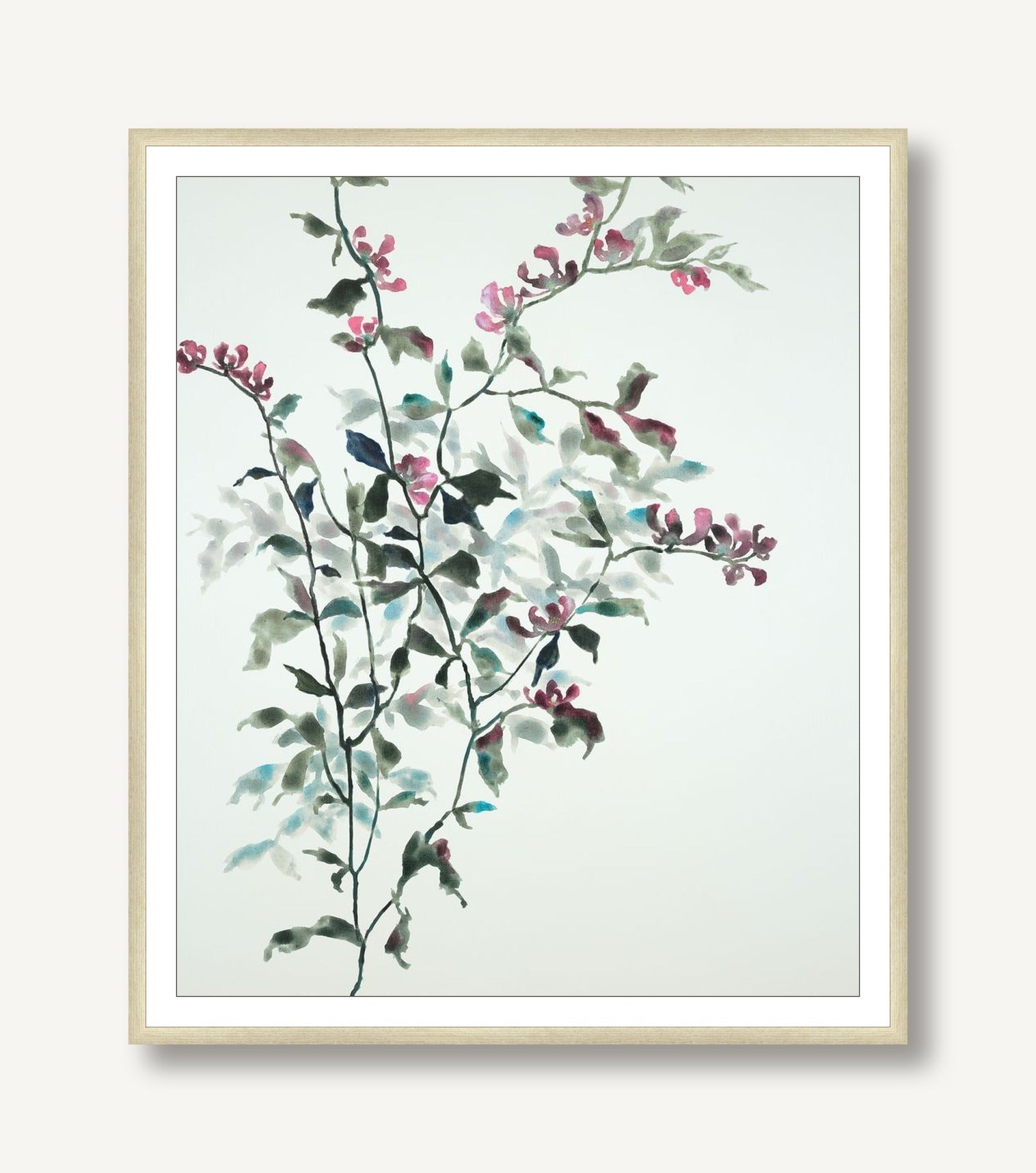 Jovial Blossoms 1 framed
