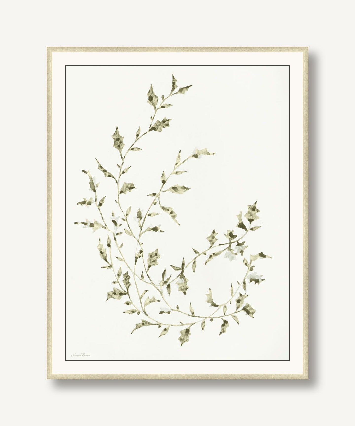 Leafy Vines 1 framed