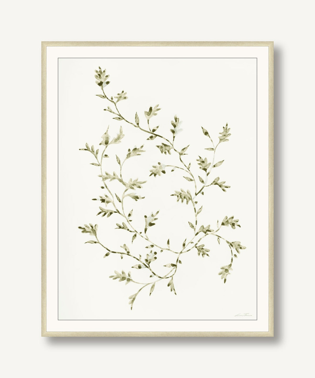 Leafy Vines 2 framed