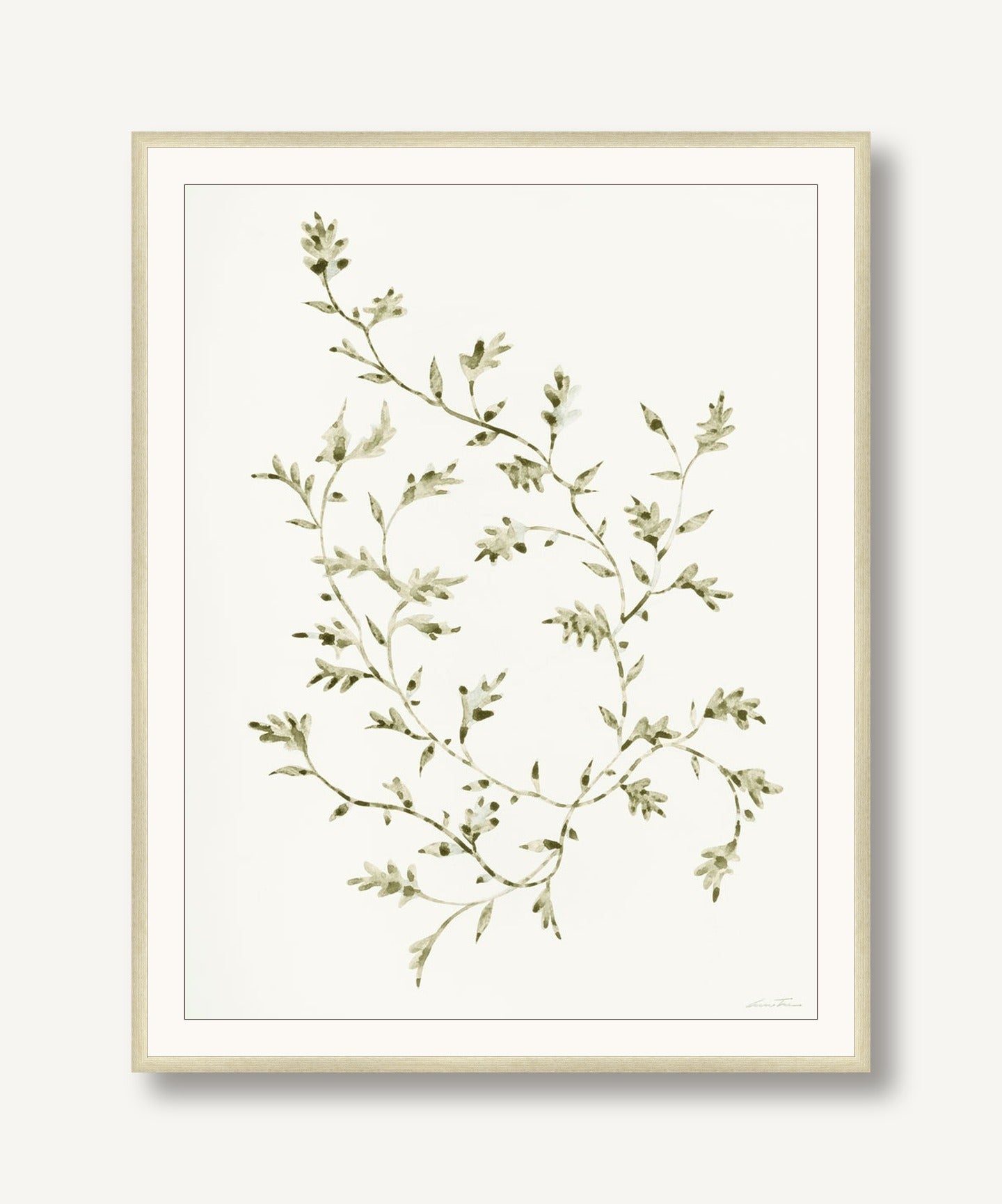 Leafy Vines 2 framed