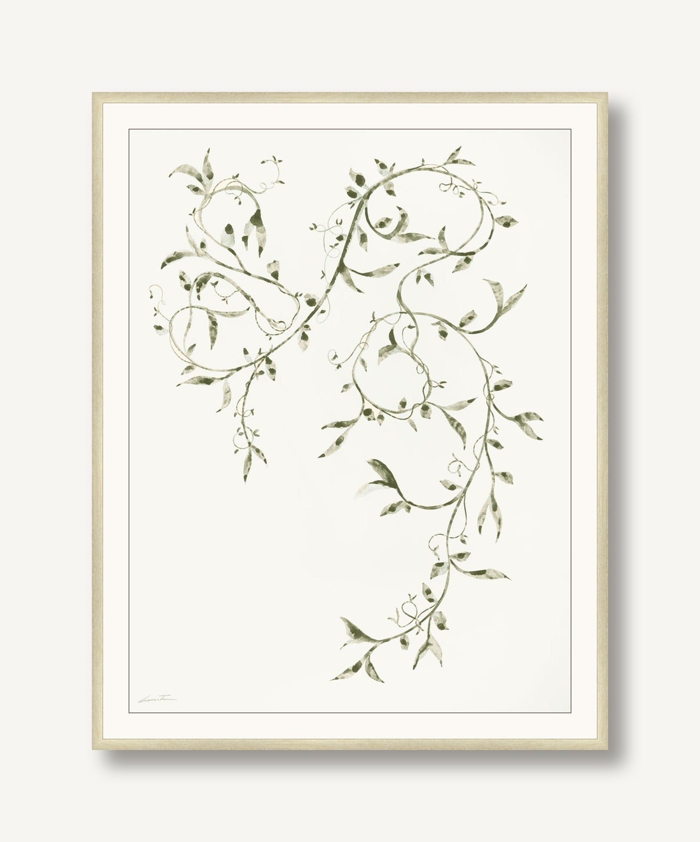 Leafy Vines 3 framed