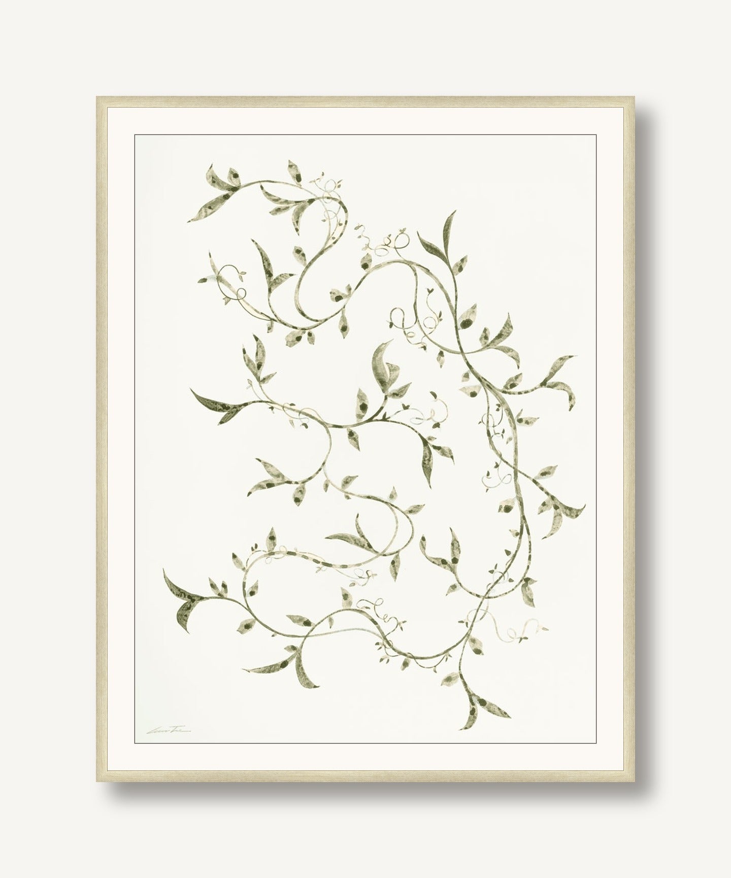 Leafy Vines 4 framed
