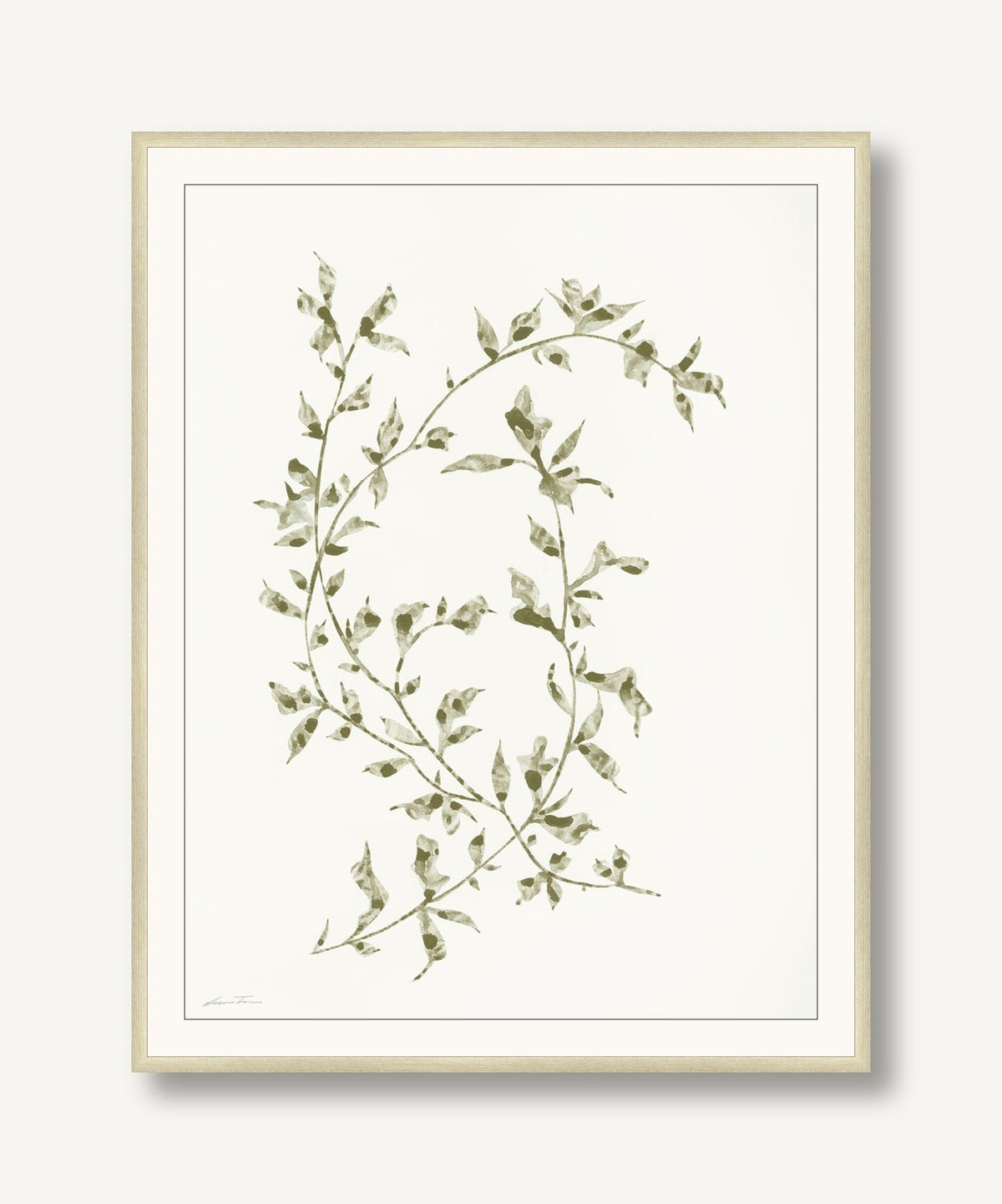 Leafy Vines 5 framed