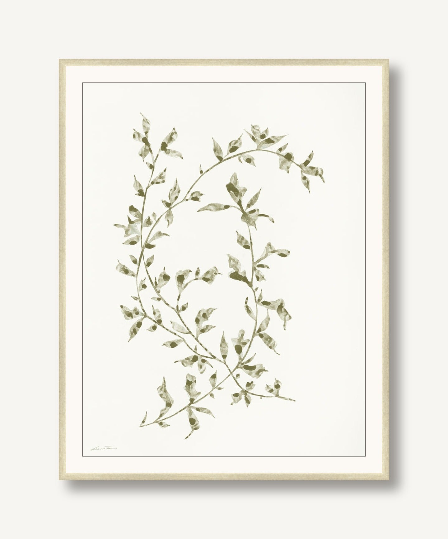 Leafy Vines 5 framed