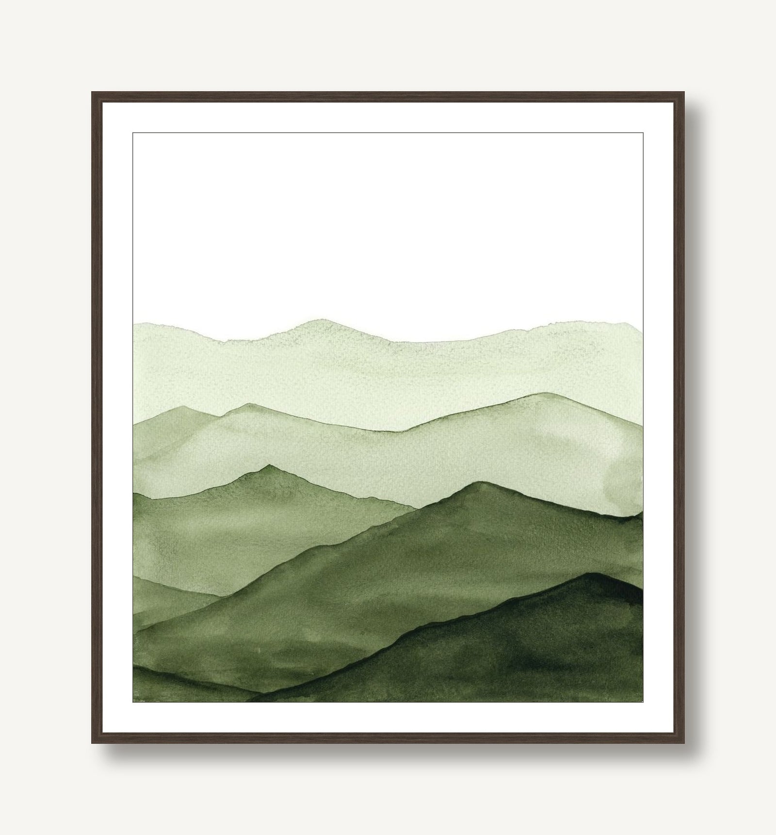 Mountain Scene 1 framed