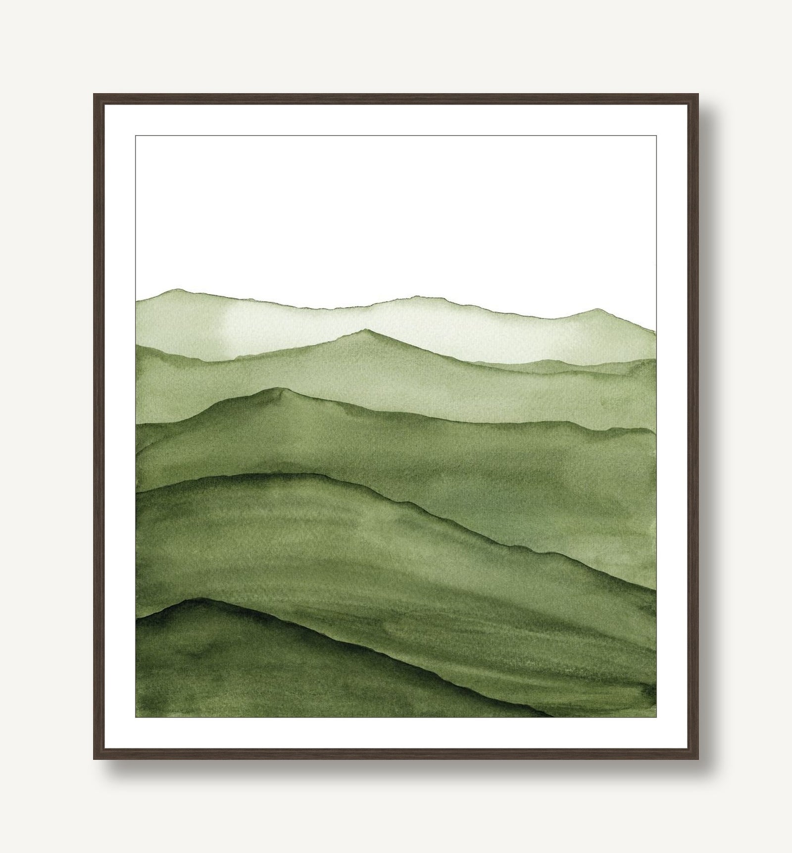 Mountain Scene 2 framed