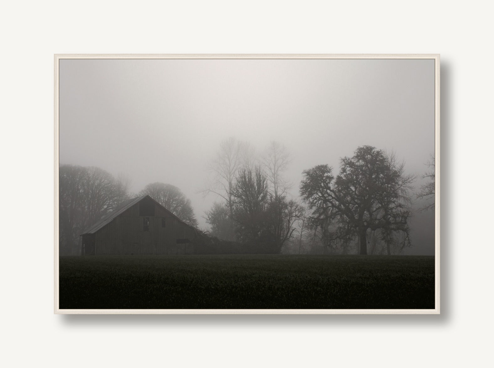 Overcast Day on the Farm 1 framed