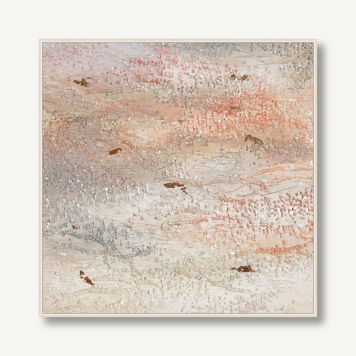 Peach Moonstone 2 framed