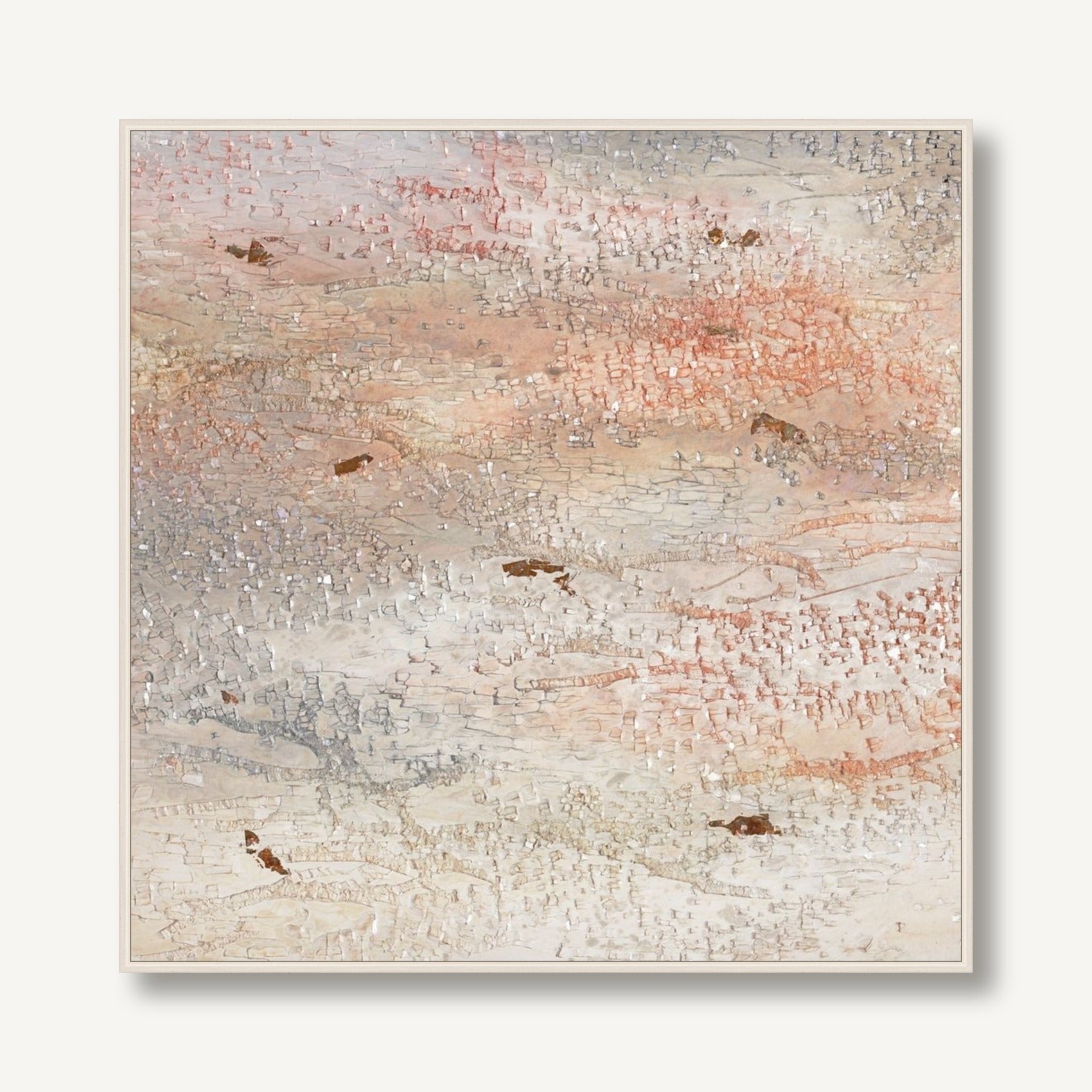 Peach Moonstone 2 framed