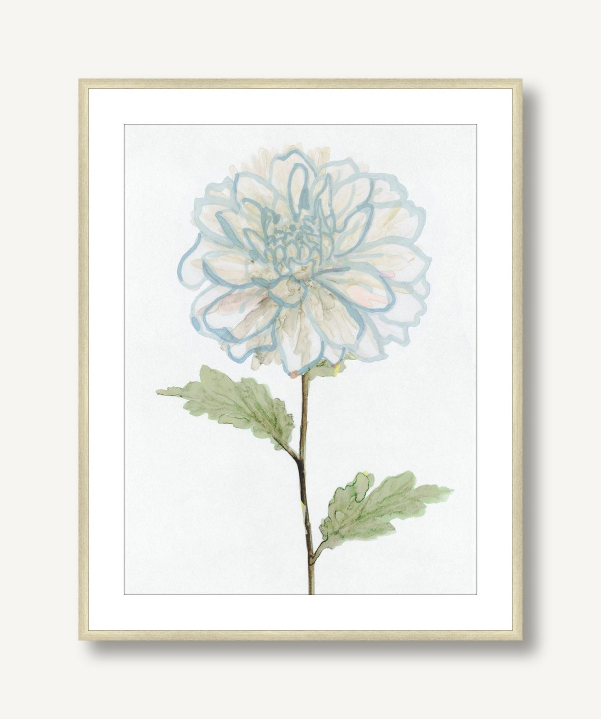 Quiet Bloom 3 framed