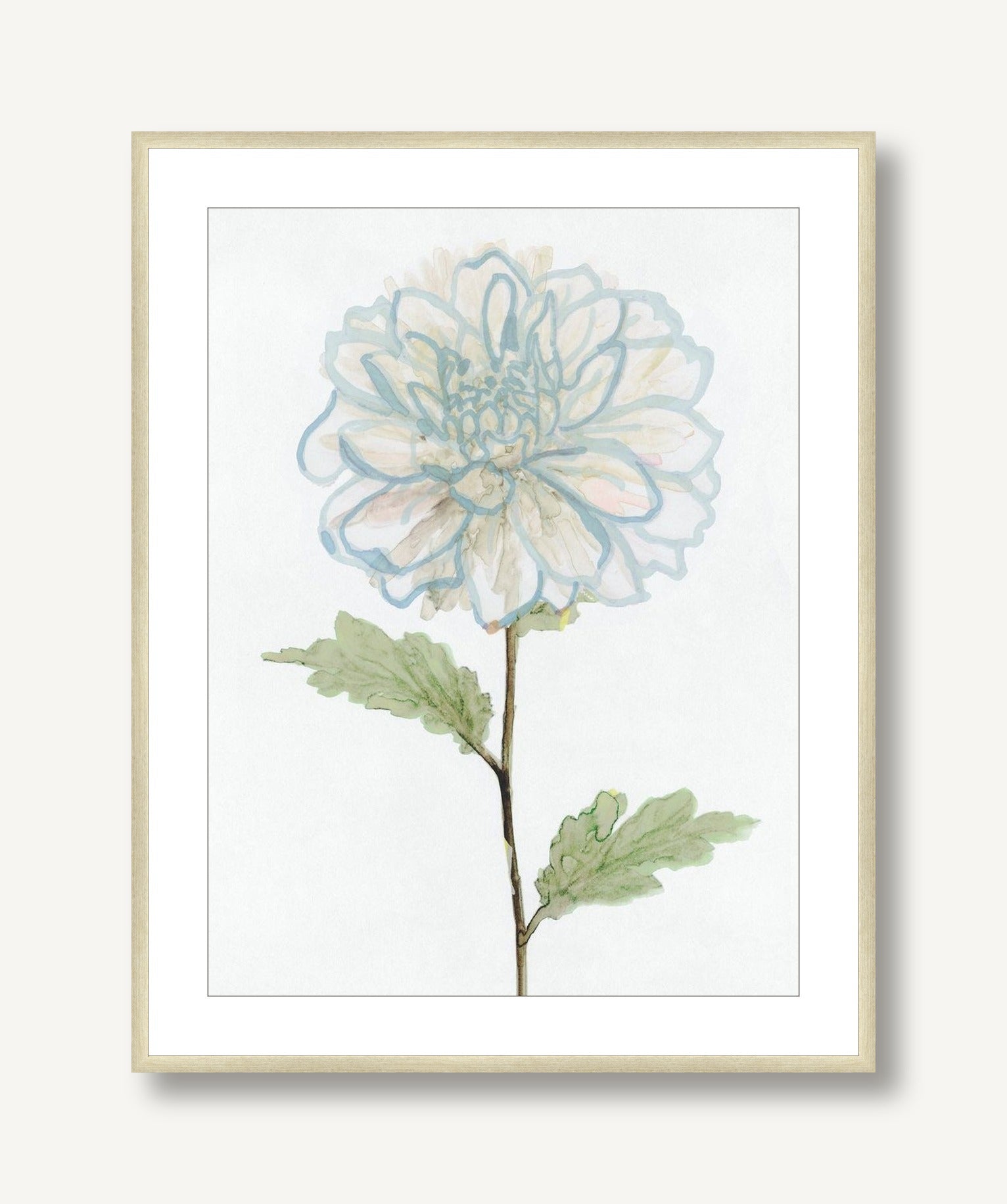 Quiet Bloom 3 framed