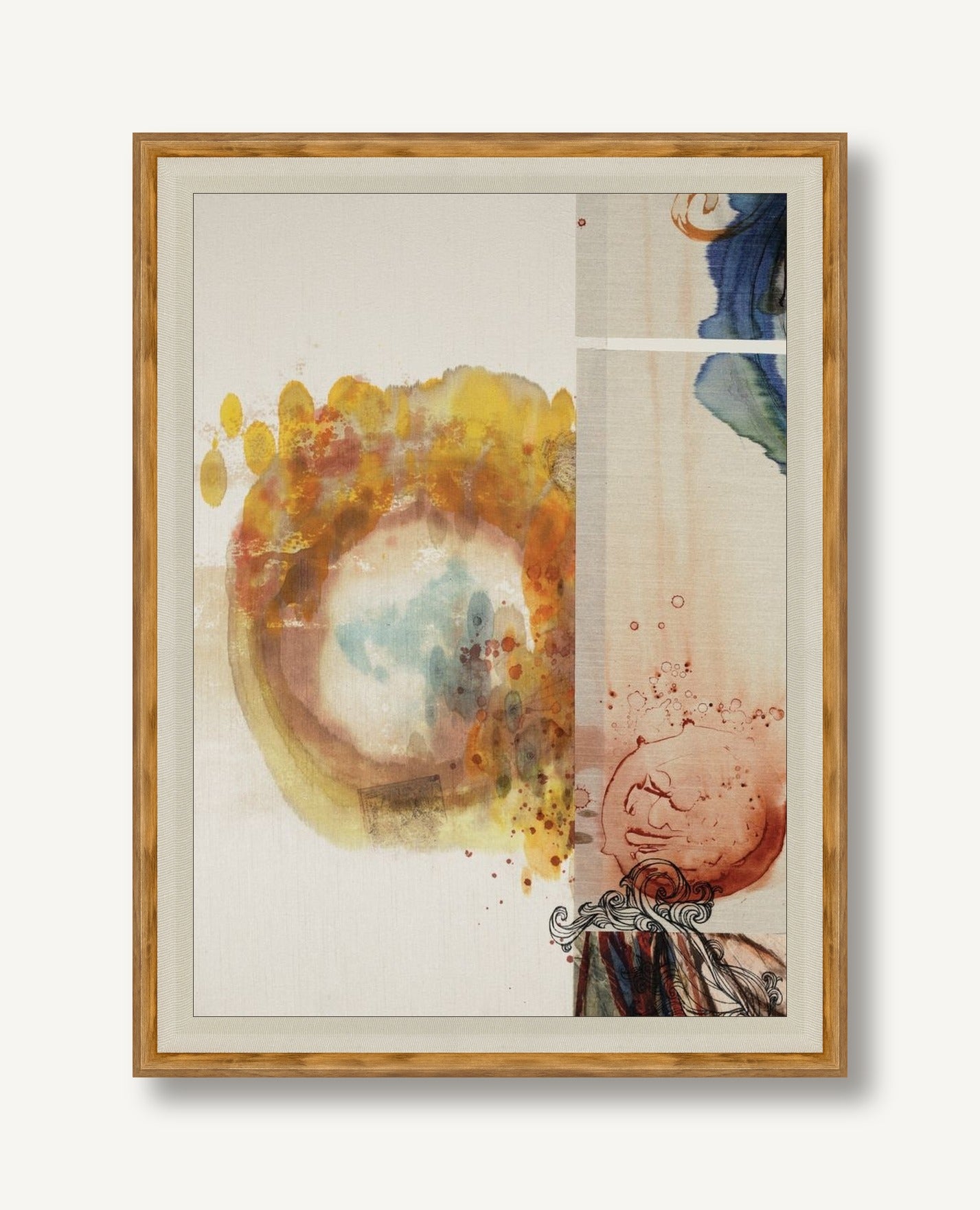 Roundabout Conversations 9 framed